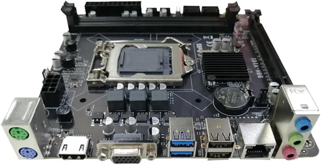 Alt view image 3 of 6 - B85 Desktop Computer Motherboard LGA1150 DDR3X2 16GB 240PIN ECC RAM Slot VGA+HD PCIE X16 Supporting I7/I5/I3/E3 CPU
