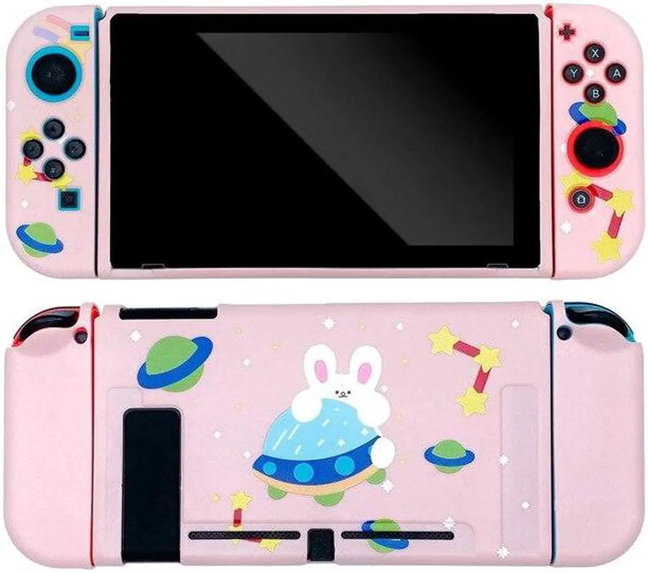 Main image of For  Switch Case Cute Cartoon Full Cover Shell Joy-Con Controller Shell Hard TPU Cover Box For Switch Accessories(F)