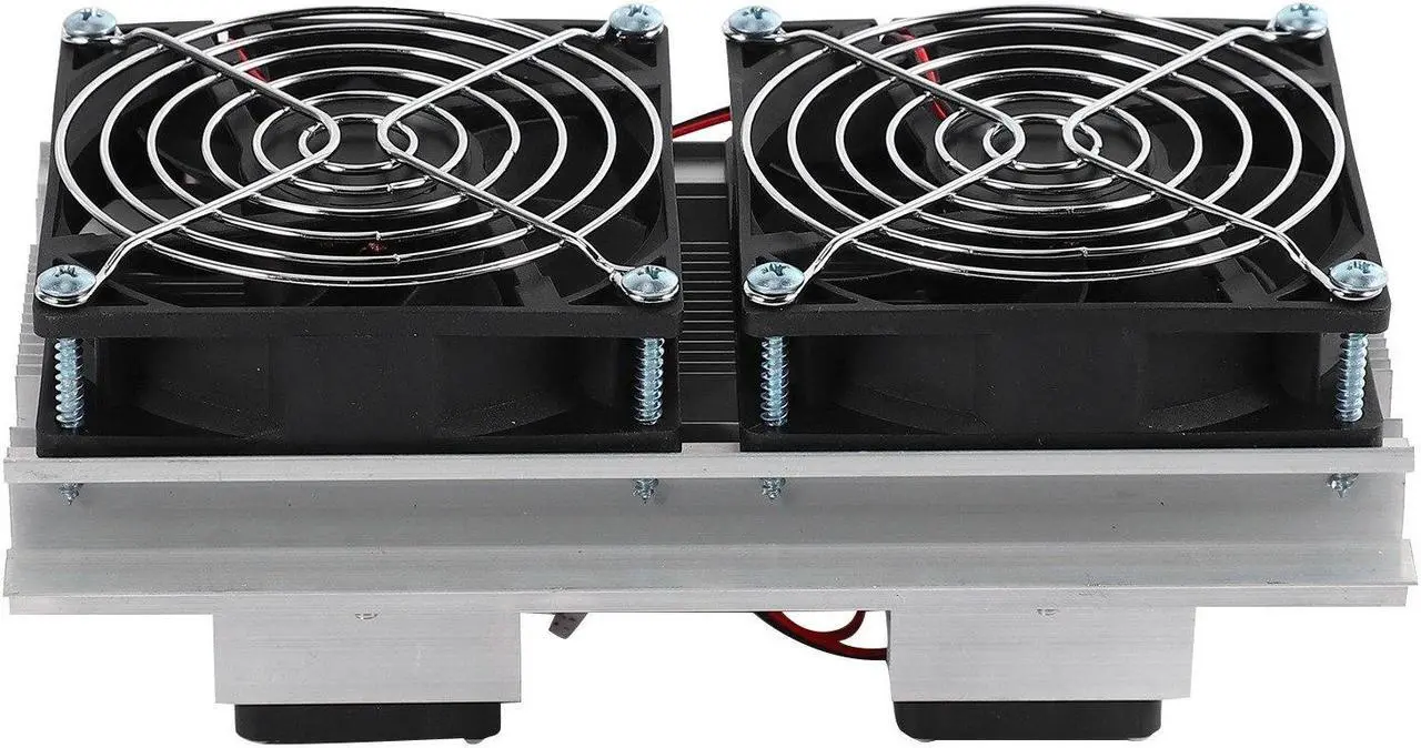 Alt view image 3 of 6 - 200 x 118 x 95mm 120W Thermoelectric Peltier Refrigeration Semiconductor Cooling System Kit Double Fan