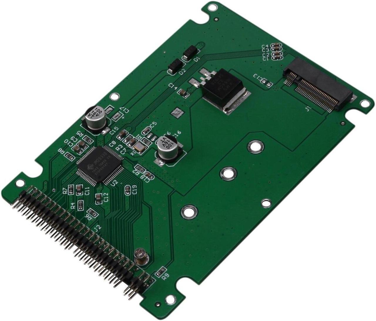 Main image of M.2 NGFF B+M Key SATA SSD to 44 Pin 2.5 IDE Converter Adapter Card with Case