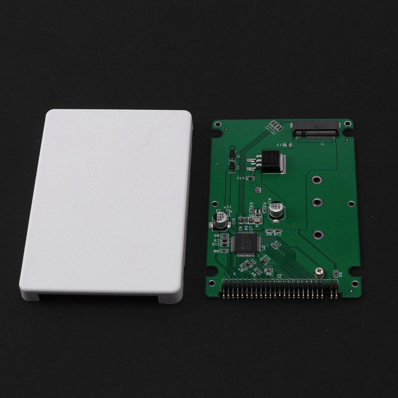 Alt view image 2 of 6 - M.2 NGFF B+M Key SATA SSD to 44 Pin 2.5 IDE Converter Adapter Card with Case