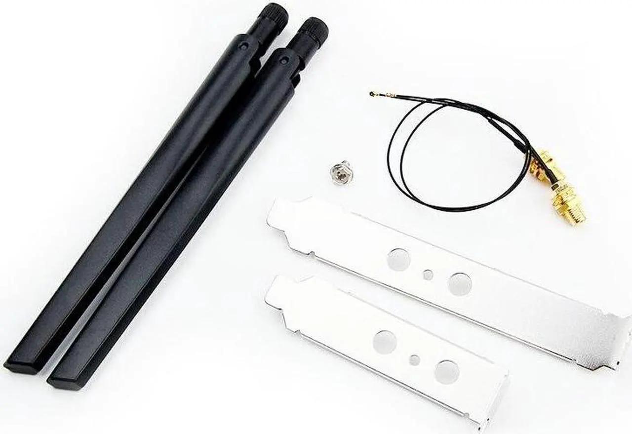 Main image of Dual band Wireless Hackintosh M.2 BCM94352Z Desktop Kit 1200Mbps Wifi Card Bluetooth 4.0 NGFF 802.11ac DW1560 Wireless Adapter(Antenna set)