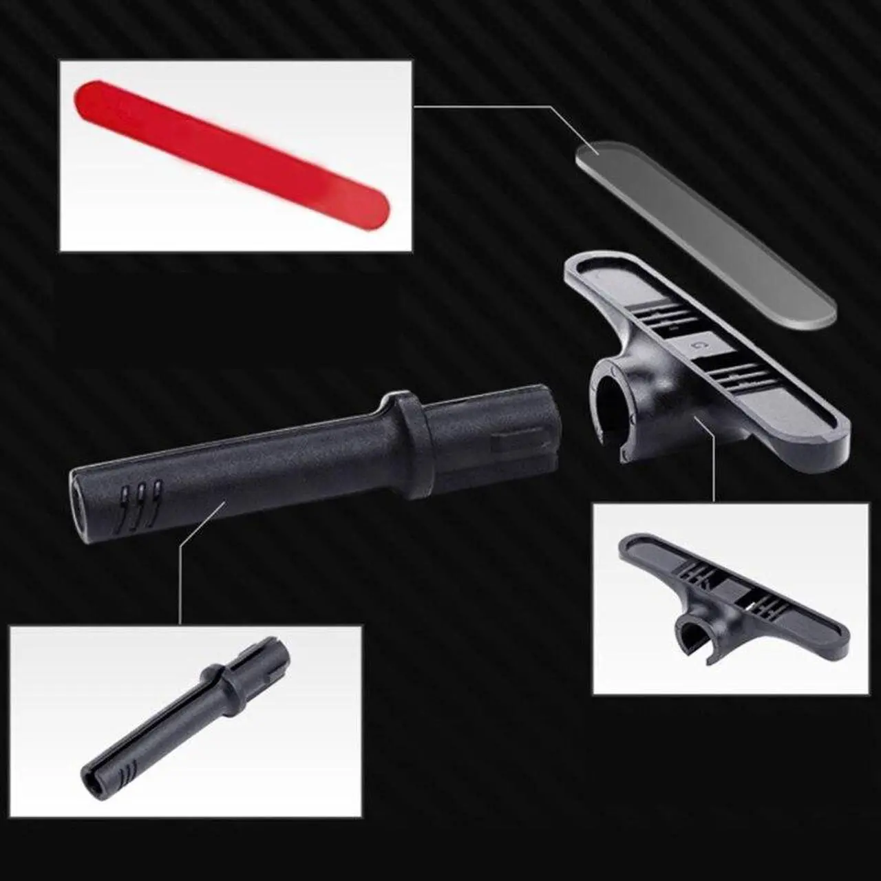 Alt view image 3 of 6 - Mouse Bungee Flexible Cord Clip Clipper Wire Organizer Gaming Mice Cable Holder