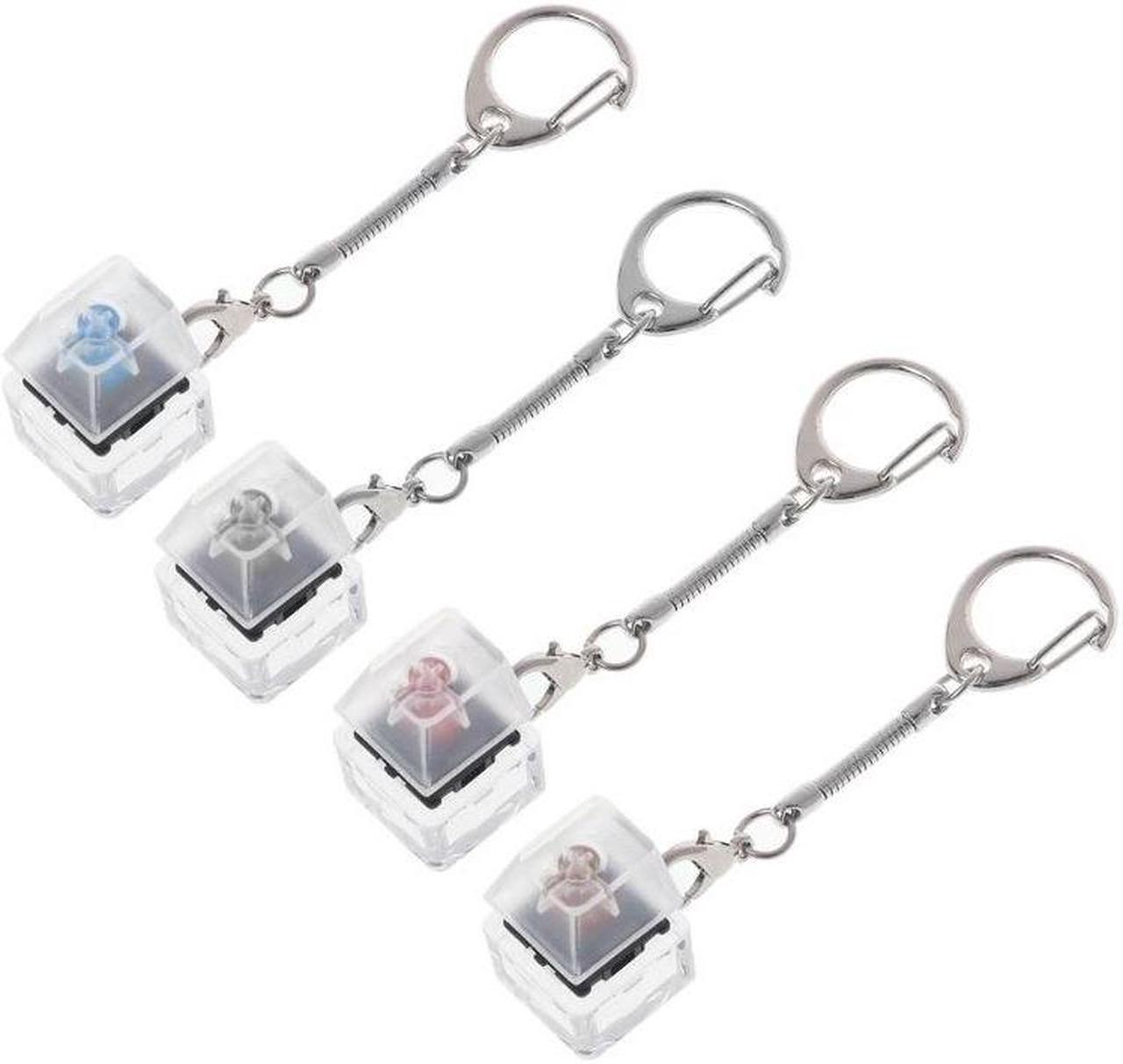 Alt view image 2 of 6 - MX Switch Tester Switch Sampler Mechanical Keyboards 1-Key Switch Testing Tool Translucent Switch Keychain(Red)