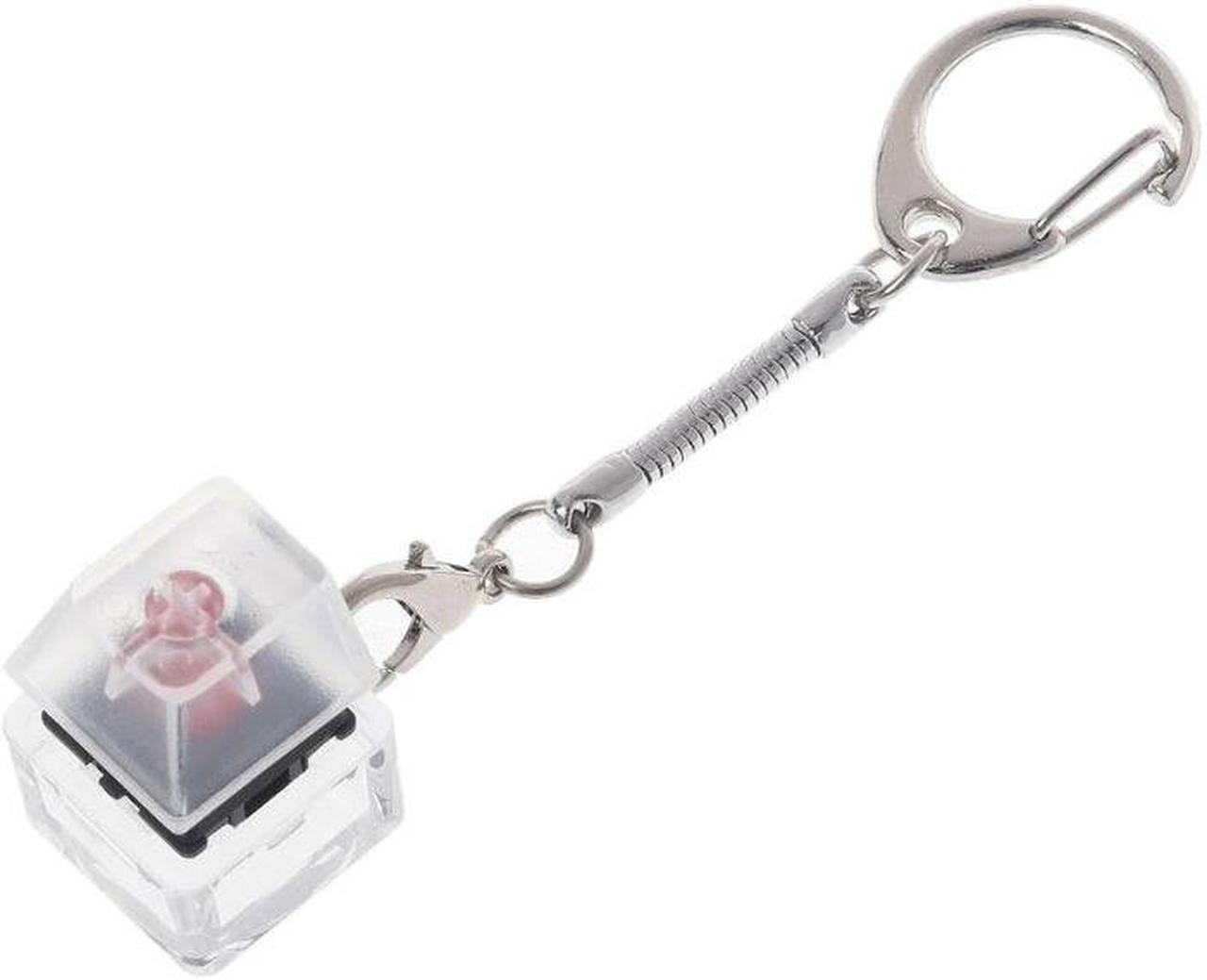 Main image of MX Switch Tester Switch Sampler Mechanical Keyboards 1-Key Switch Testing Tool Translucent Switch Keychain(Red)