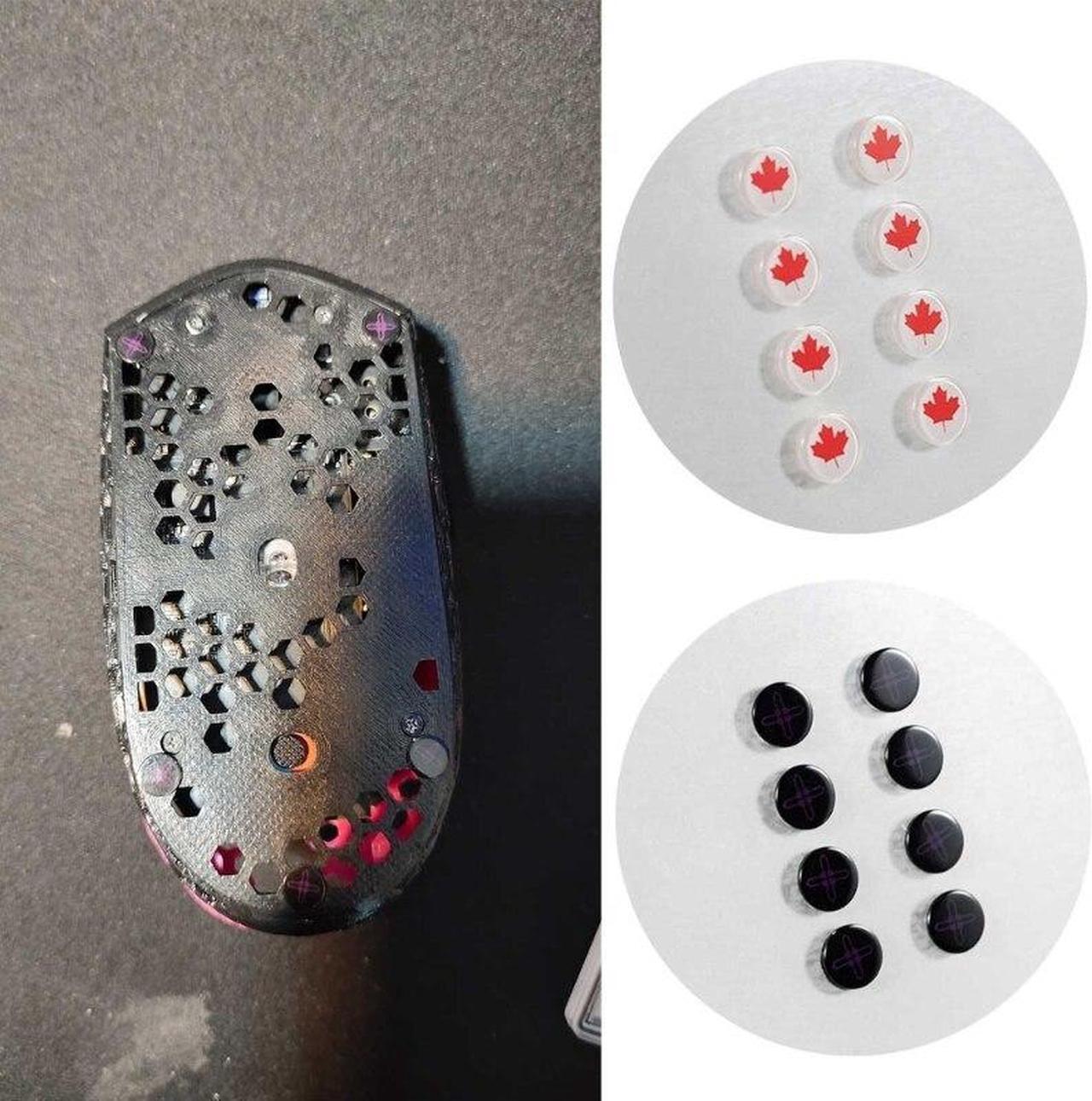 Alt view image 5 of 6 - 1Set Universal DIY for viper V2 Mouse Skates Glass Mouse Feet Pad Glide Feet(B)