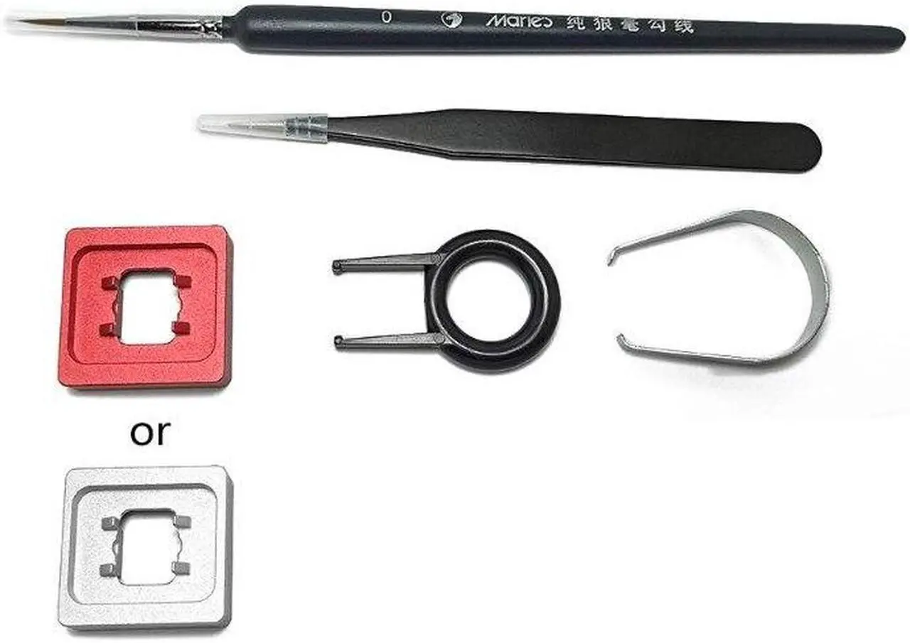 Main image of Mechanical Keyboard Lube Pen Tool Collection Switch Stem Puller Switch Opener for Cherry Kailh TTC Candy Switch(Red)