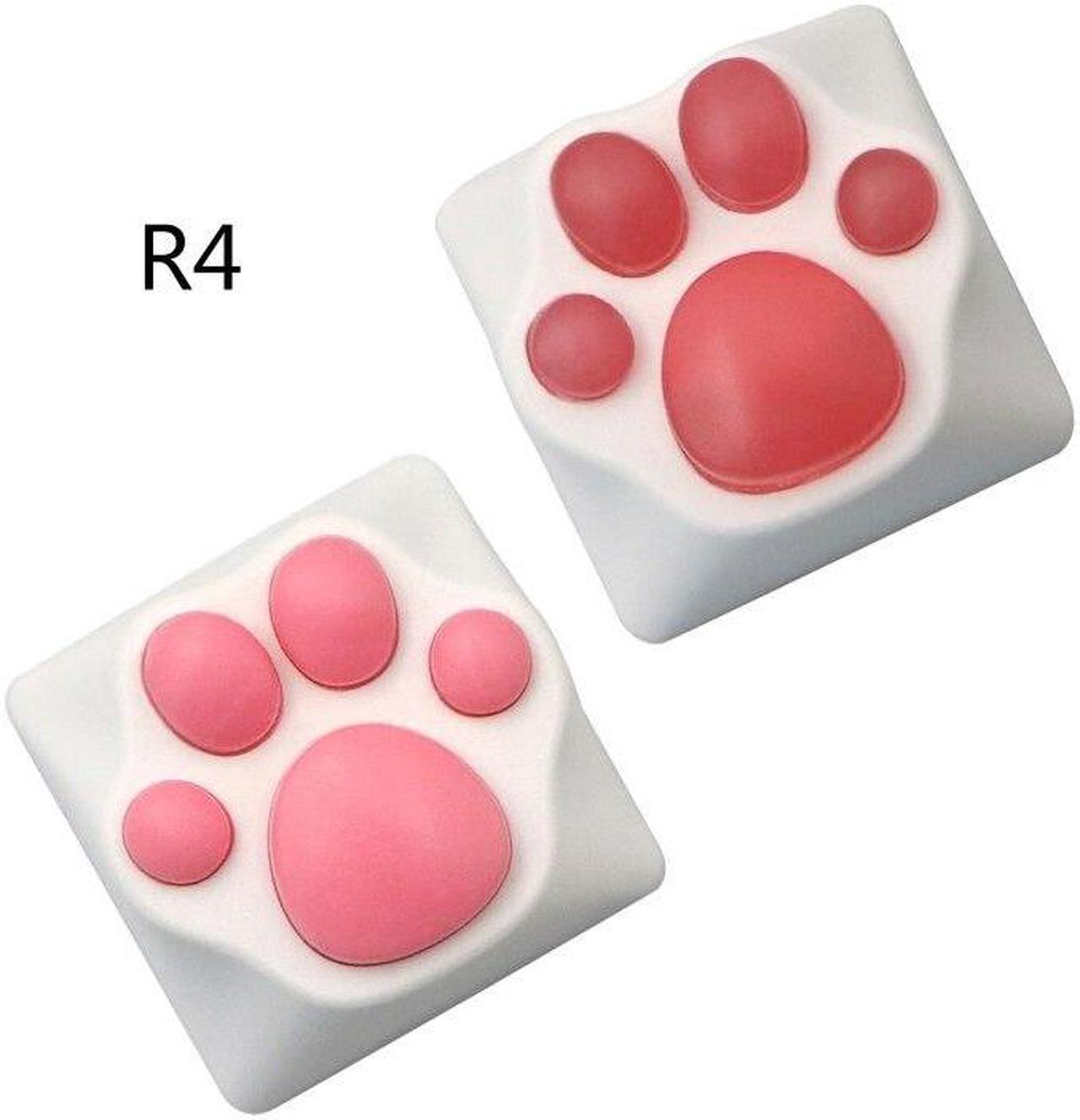 Alt view image 6 of 6 - for CAT Paws Keycaps For Gaming Mechanical Keyboard Keycap Silicone for KEY  For Cherry MX Switch Gk61 SK64 RK87(for hp)