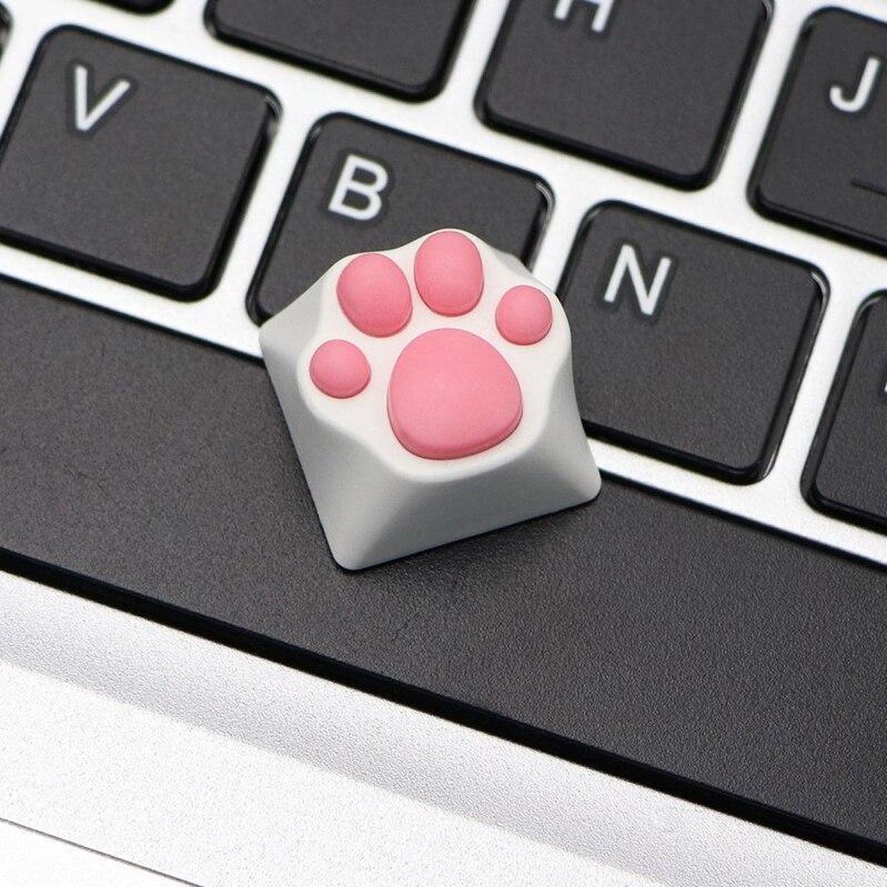 Alt view image 5 of 6 - for CAT Paws Keycaps For Gaming Mechanical Keyboard Keycap Silicone for KEY  For Cherry MX Switch Gk61 SK64 RK87(for hp)
