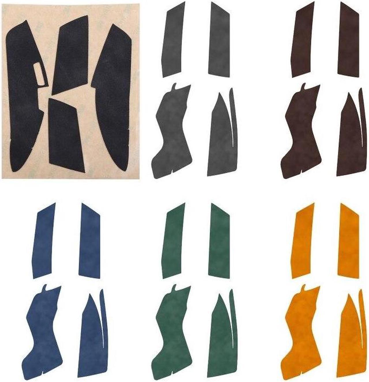 Alt view image 2 of 6 - Comfortable Mouse Skin Mouse Anti-slip Tape Mouse Skates Side Stickers for  G102 Mouse Moisture Wicking Pre CutGray