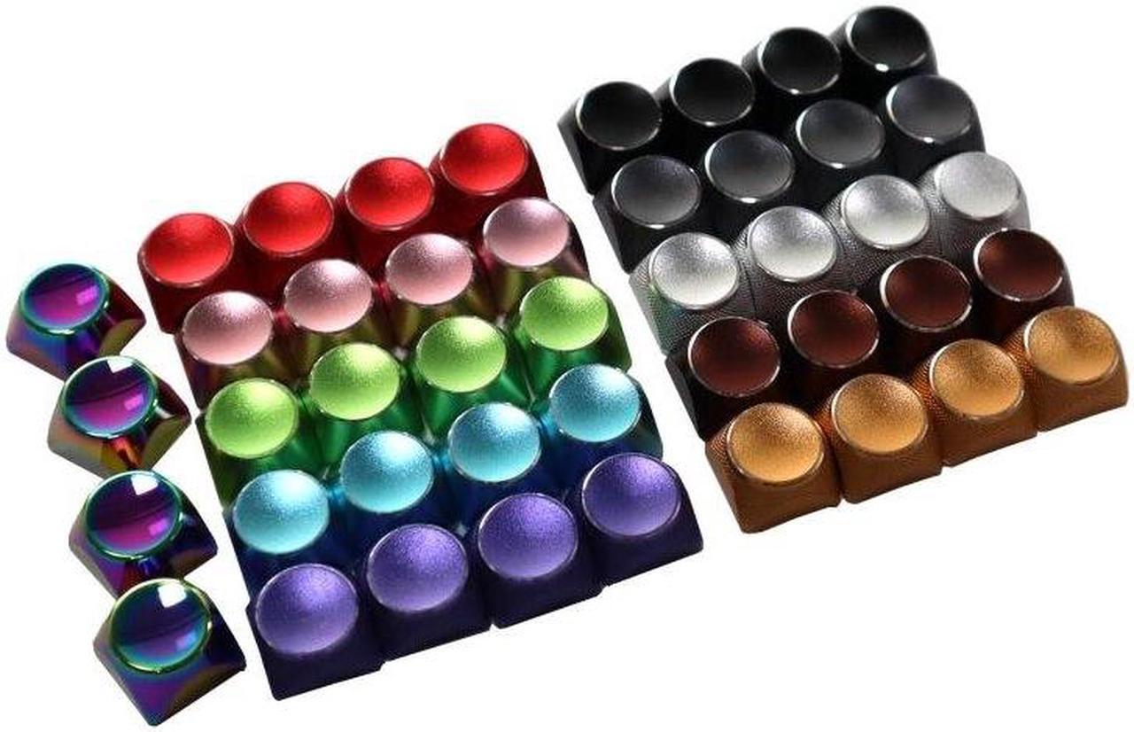 Alt view image 4 of 6 - 1PC Multicolor Metal  Keycaps Mechanical Keyboard XDA Profile Backlit for KEY(Red)