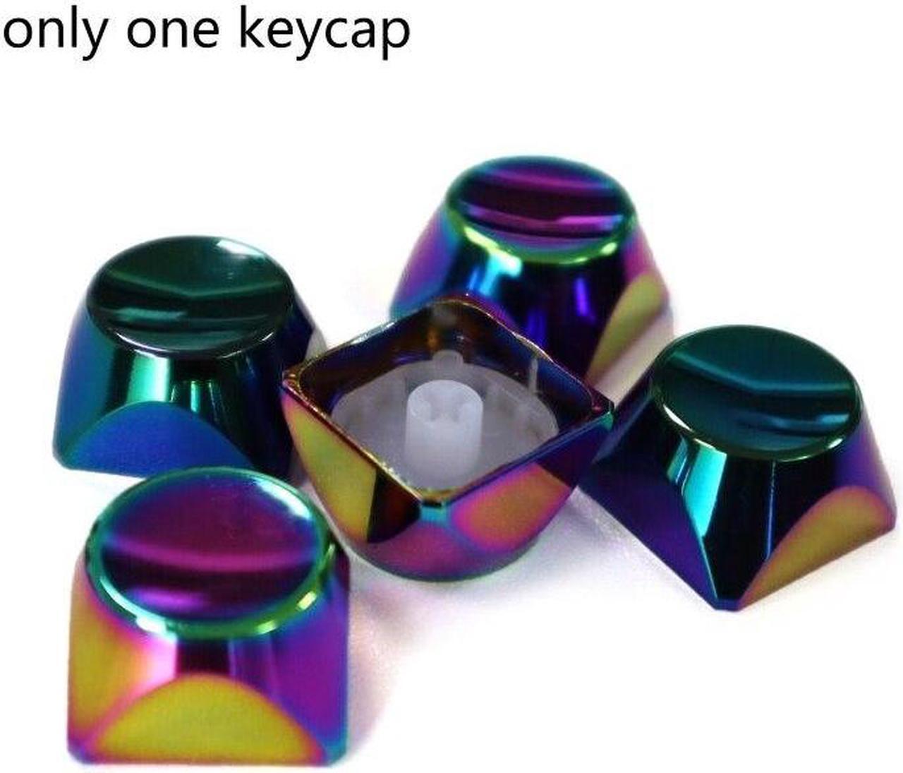 Alt view image 5 of 6 - 1PC Multicolor Metal  Keycaps Mechanical Keyboard XDA Profile Backlit for KEY(Red)