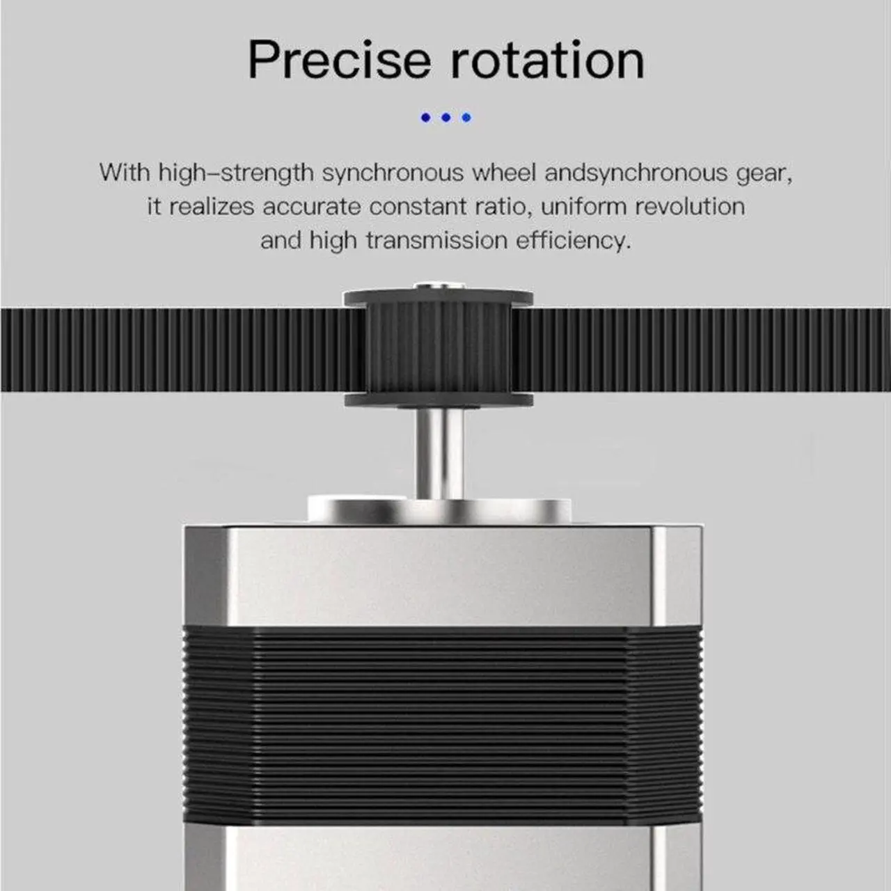 Alt view image 4 of 6 - For Ender-3 V2 Stepper Motor 42-34 X Y Z-Axis Extruder with Synchronous Wheel For Ender-3 CR10 Ender-3 V2 3D Printer