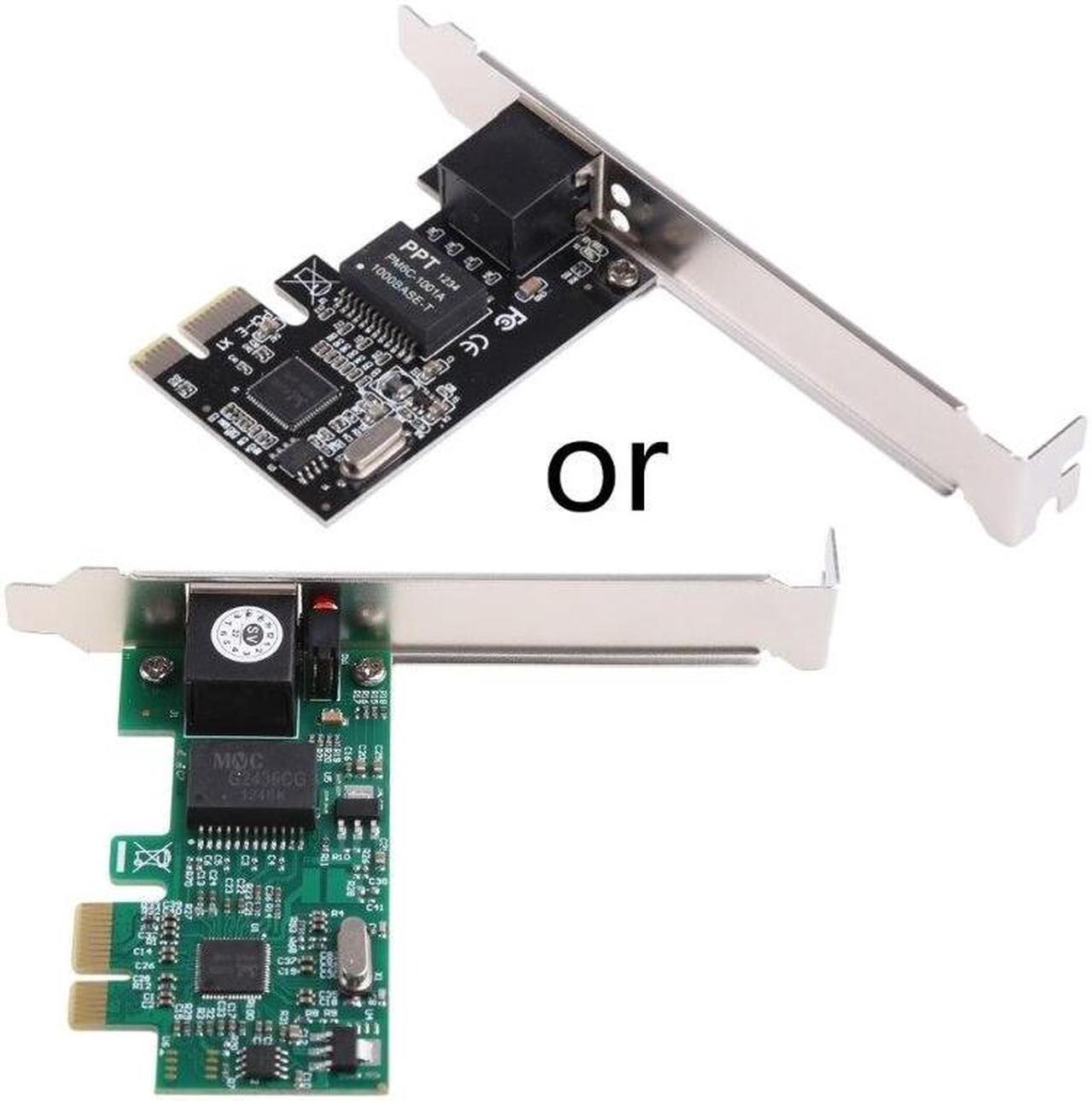 Alt view image 2 of 6 - Pci-e Gigabit  Card PCIE Lan Adapter Desktop 10/100/1000Mbp Ethernet Port Expansion Rj-45 Card Fast Speed Dropship