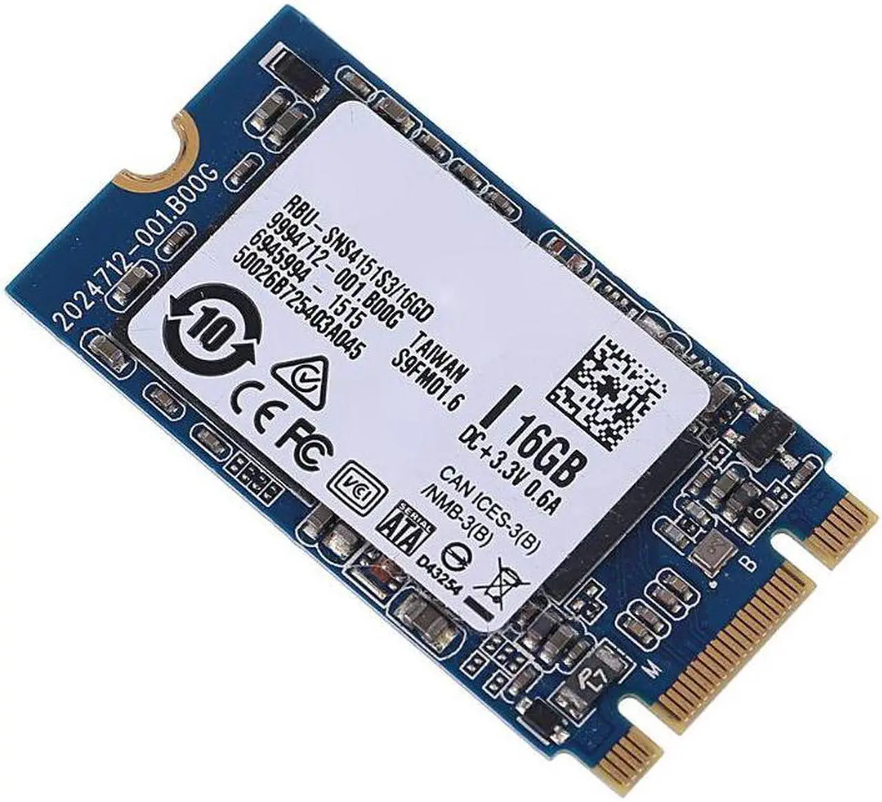 Main image of Half Slim 16GB SSD Internal Solid State Drive High Performance Hard Disk for Laptop PC Computer Notebook Dropship