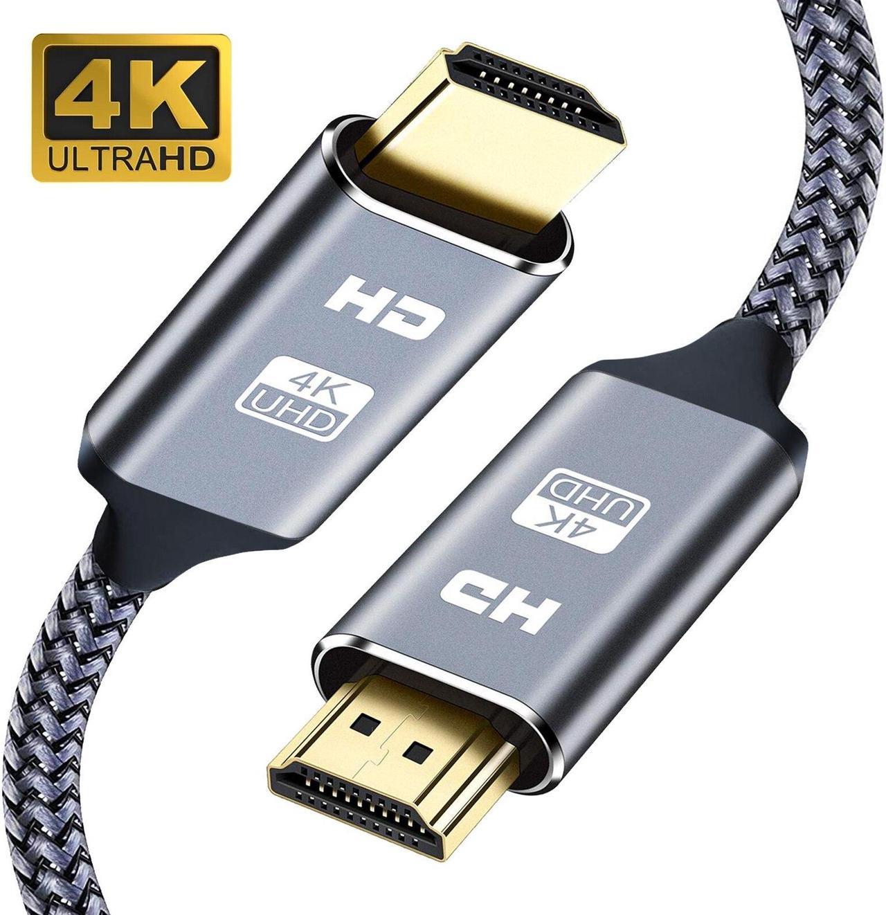 HDMI Cable 2.0 4K Cable for PS4 PS3 TV Stick Blue Ray Player HDR 3D High Speed Ethernet 4K 60Hz Male(1m)