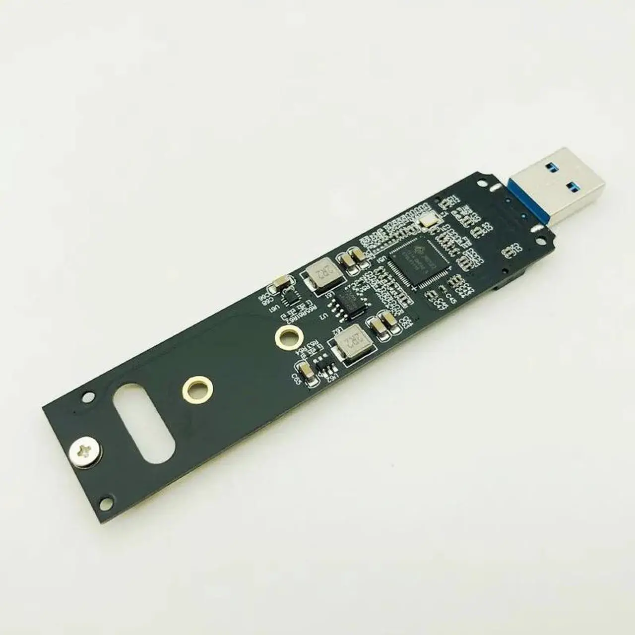 Alt view image 3 of 6 - Portable High Performance NVME to USB Adapter M.2 SSD to Type-A Card USB 3.1 Gen 2 Bridge Chip to M2 SSD Key M for Windows XP/7/
