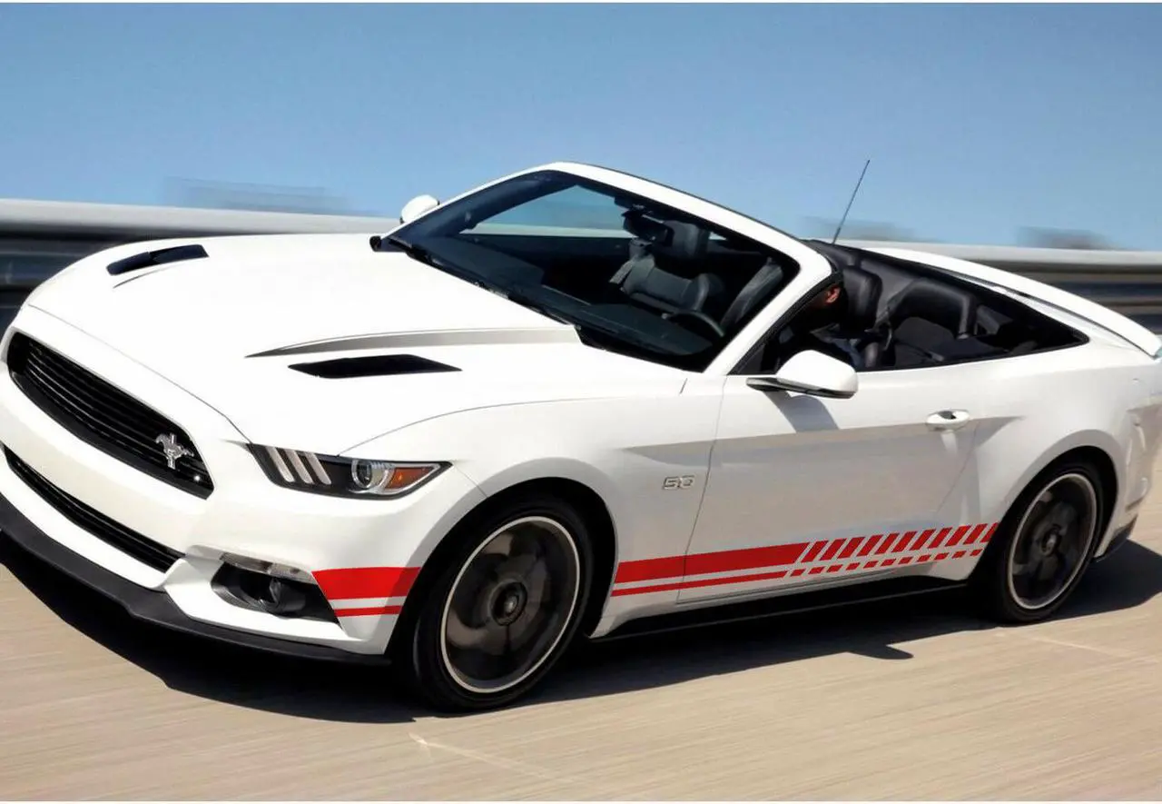 Alt view image 4 of 6 - Racing Side Rocker Stripes Decal Sticker for Dodge Challenger RT SRT 2008-2019