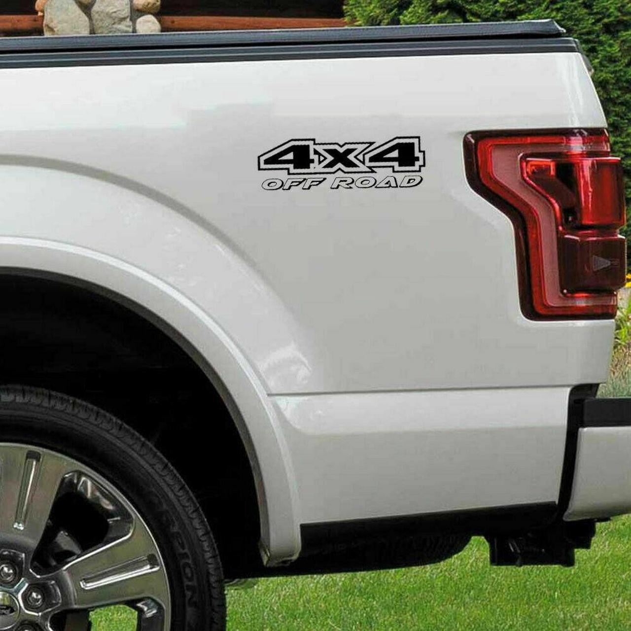 Alt view image 4 of 4 - 4X4 Off Road Truck Bed Decal Set Vinyl Sticker for Ford F-150 F-250 Super Duty