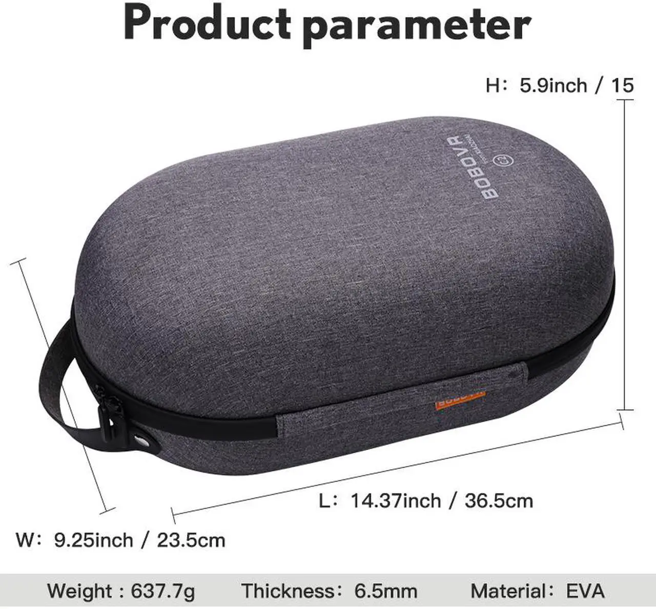 Alt view image 6 of 6 - BOBOVR C2 Carrying Case For Oculus Quest 2 Waterproof VR Accessories
