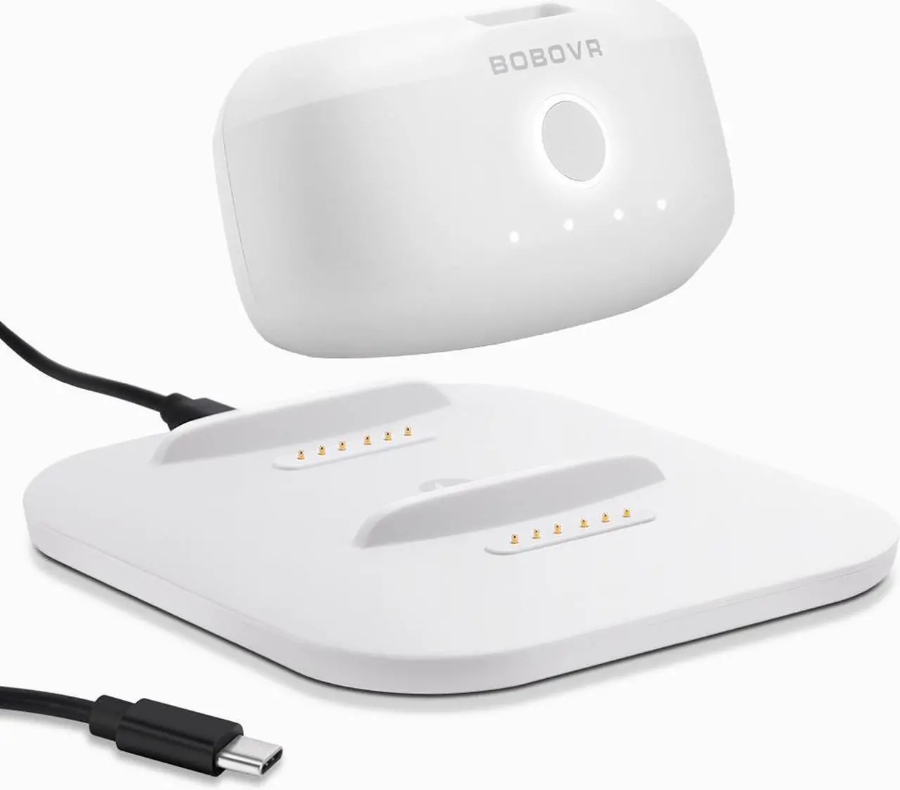 Main image of BOBOVR Twin Charger Station/Dock for B2 Battery Pack,Ultra-Thin Design, Magnetically Supply Power to 2 B2 Battery Packs at The Same Time