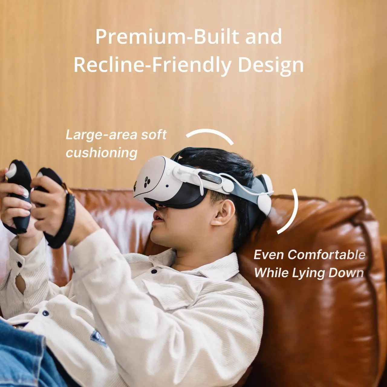 Alt view image 5 of 7 - BOBOVR E3 Pro Battery Strap Compatible with Meta Quest 3 and 3S Extended Playtime Comfort Fit Enhanced VR Experience