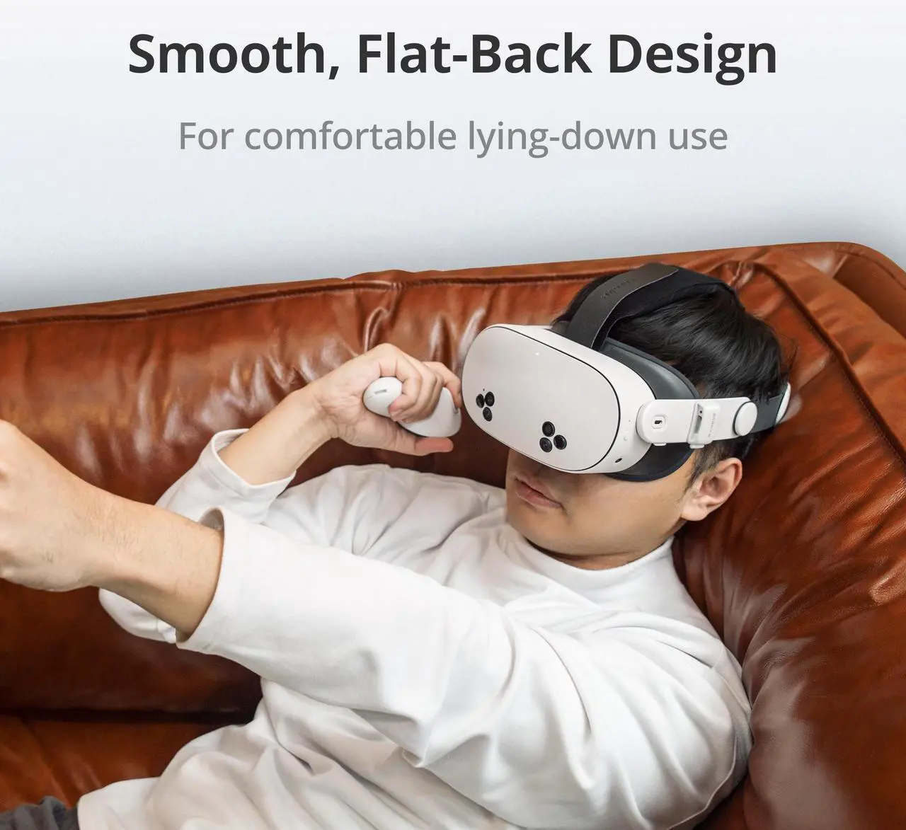 Alt view image 4 of 6 - BOBOVR E3 Head Strap Compatible with Meta Quest 3 and Meta Quest 3S Comfort Fit Enhanced VR Experience