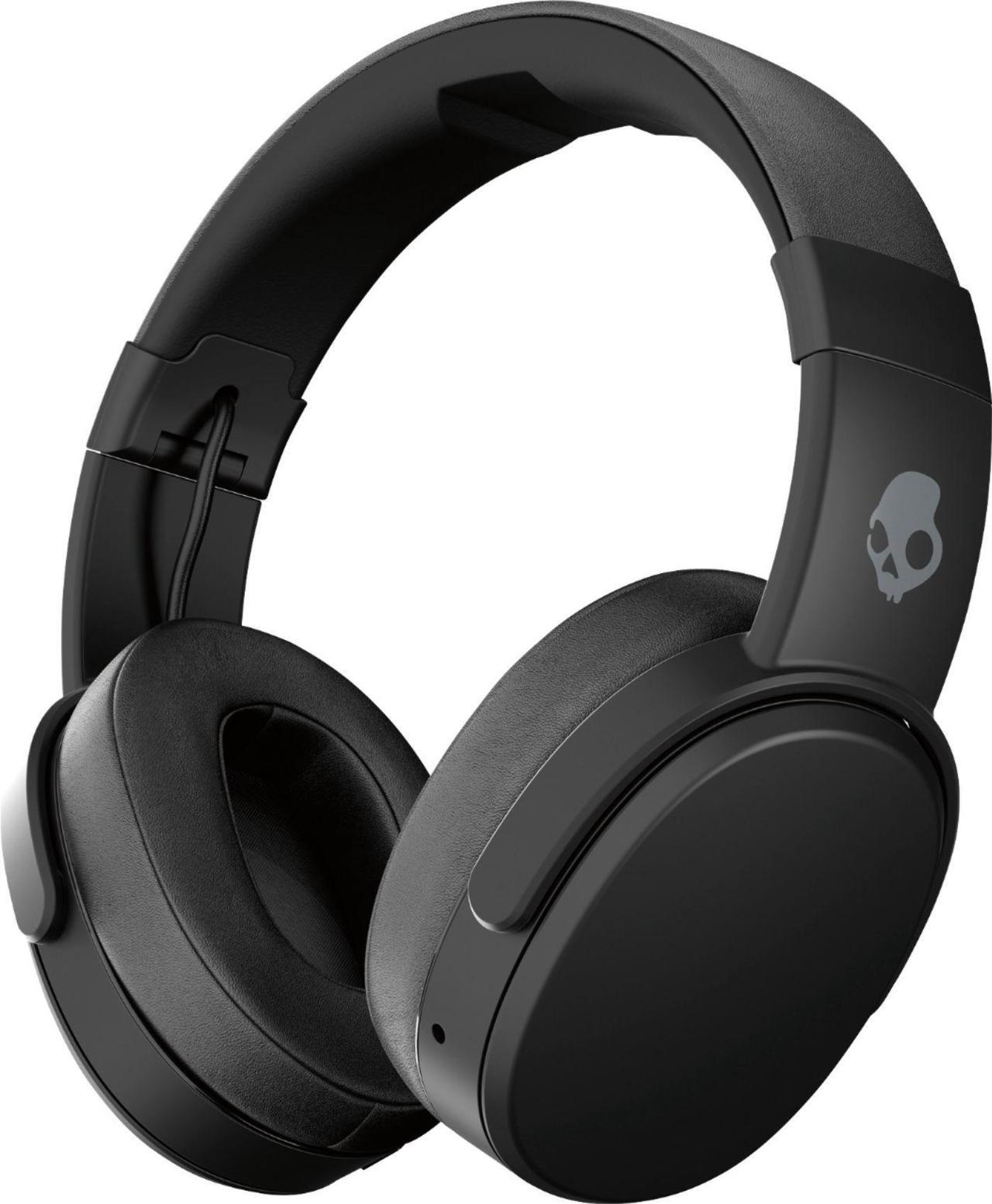 Alt view image 20 of 20 - Skullcandy Crusher Bluetooth Wireless Over-Ear Headphone with Microphone (Black/Coral)