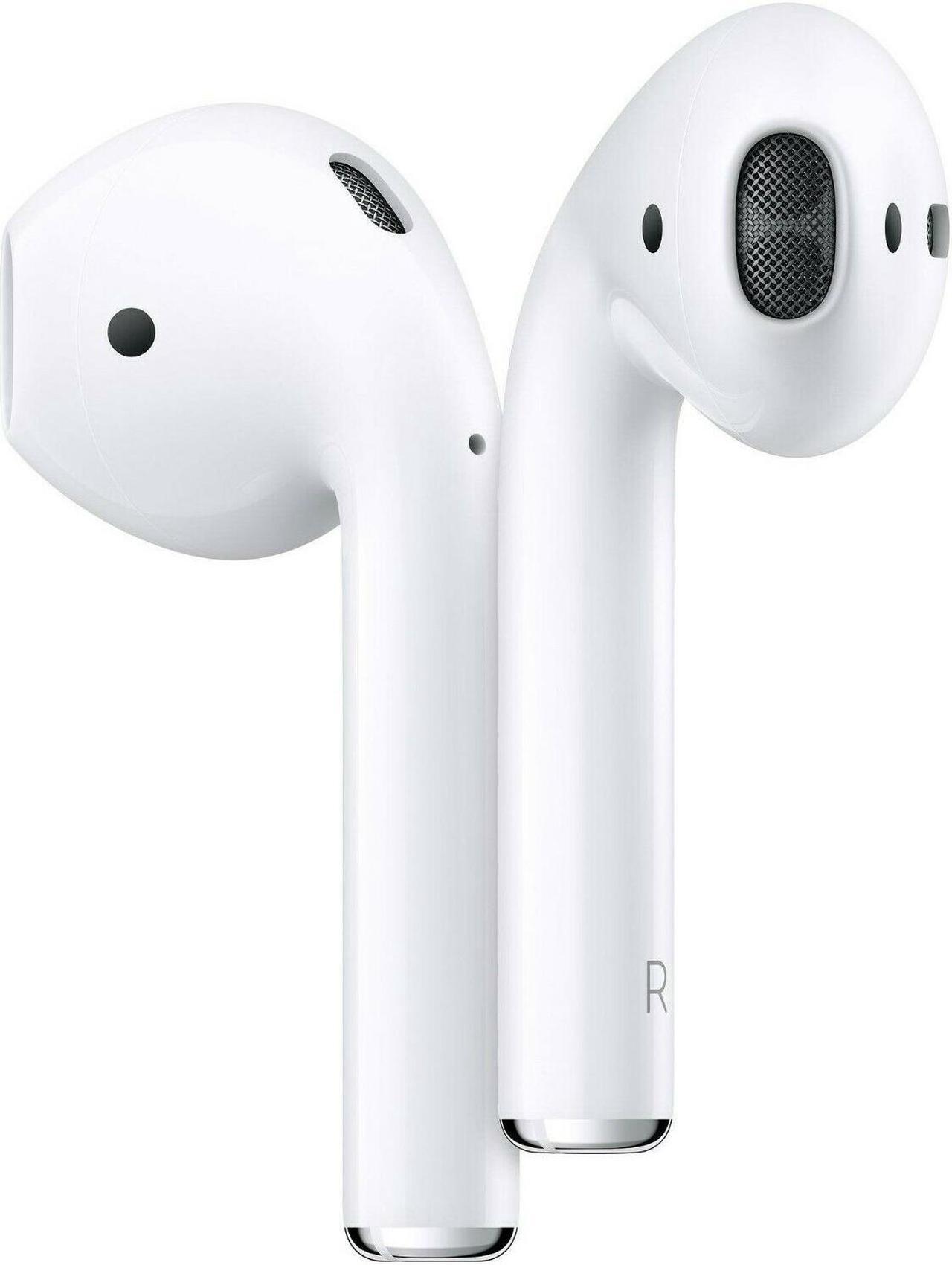 Alt view image 11 of 15 - Apple AirPods 2 White with Wireless Charging Case In Ear Headphones MRXJ2AM/A