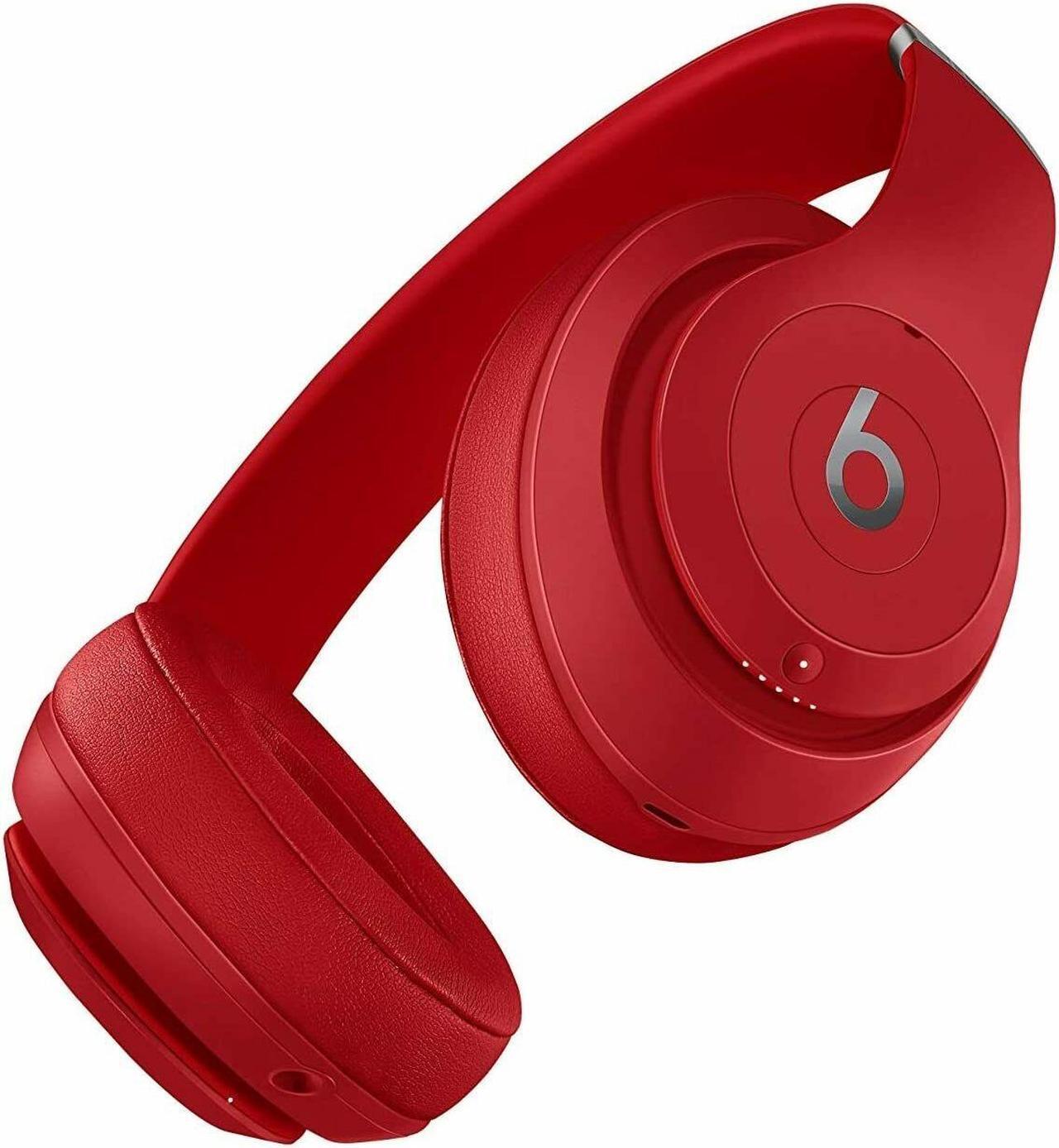 Alt view image 11 of 17 - Beats By Dr. Dre Studio3 Wireless BlueTooth Headphones Red MQD02LL/A