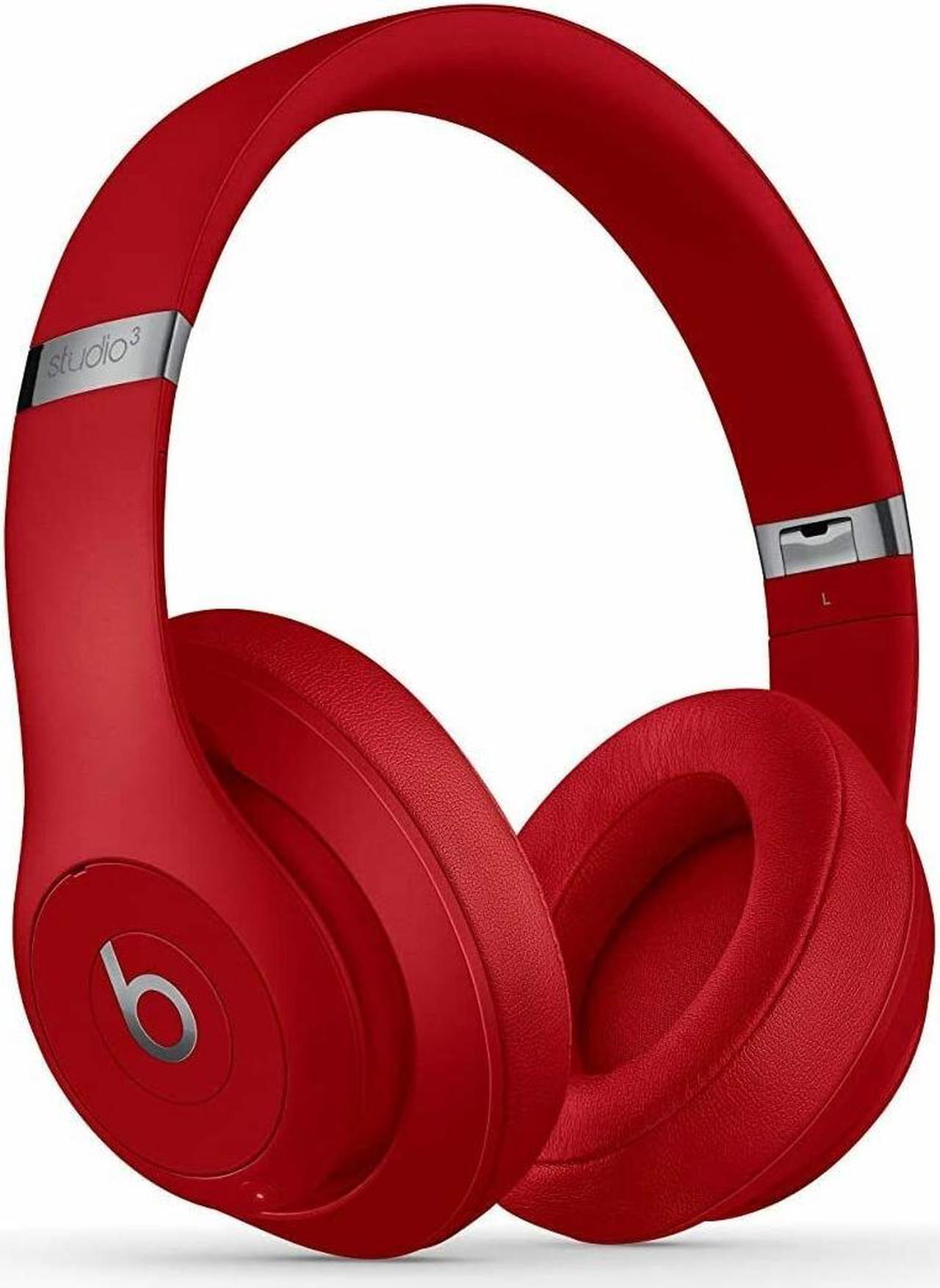 Alt view image 13 of 17 - Beats By Dr. Dre Studio3 Wireless BlueTooth Headphones Red MQD02LL/A