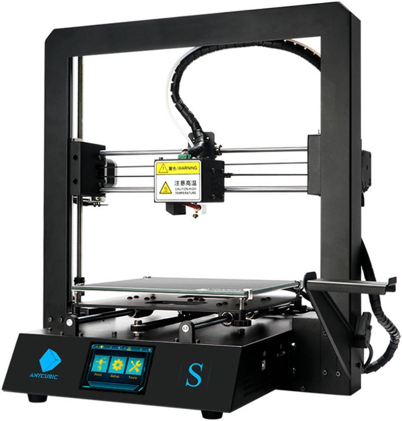 ANYCUBIC MEGA S FDM 3D Printer with Updated Extruder, All Metal Frame, Free Test Filament, DIY Printer Works with TPU/PLA/ABS Print Size 8.27(L) x 8.27(W) x 8.07(H) inches