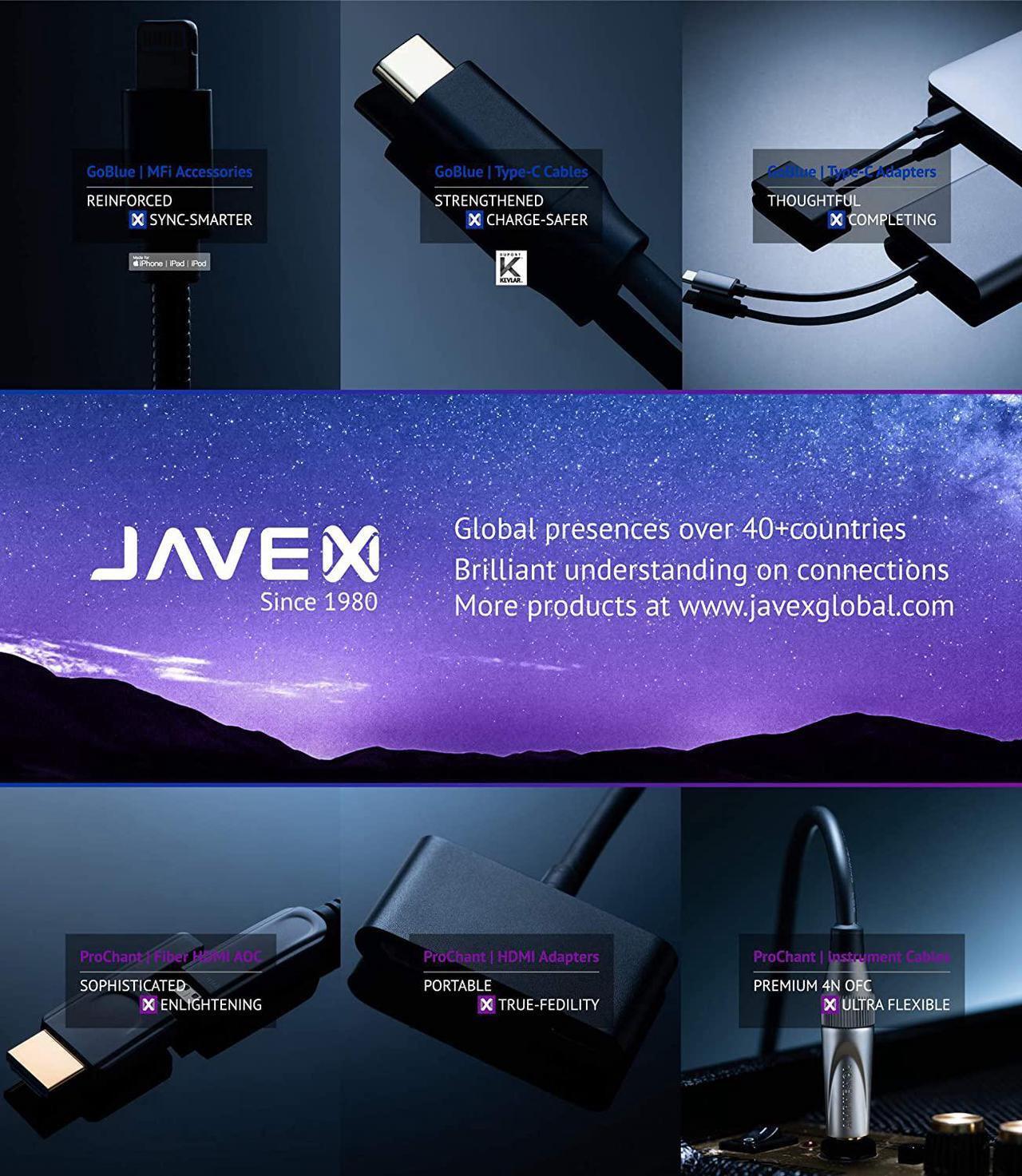 Alt view image 4 of 5 - 16-Gauge AWG JAVEX Speaker Wire OFC Oxygen-Free Copper 99.9% Cable for Hi-Fi Systems, Mixer, Amplifiers, AV receivers, Home Theater, Subwoofer, and Car Audio System, 50 FT, Blue/Black