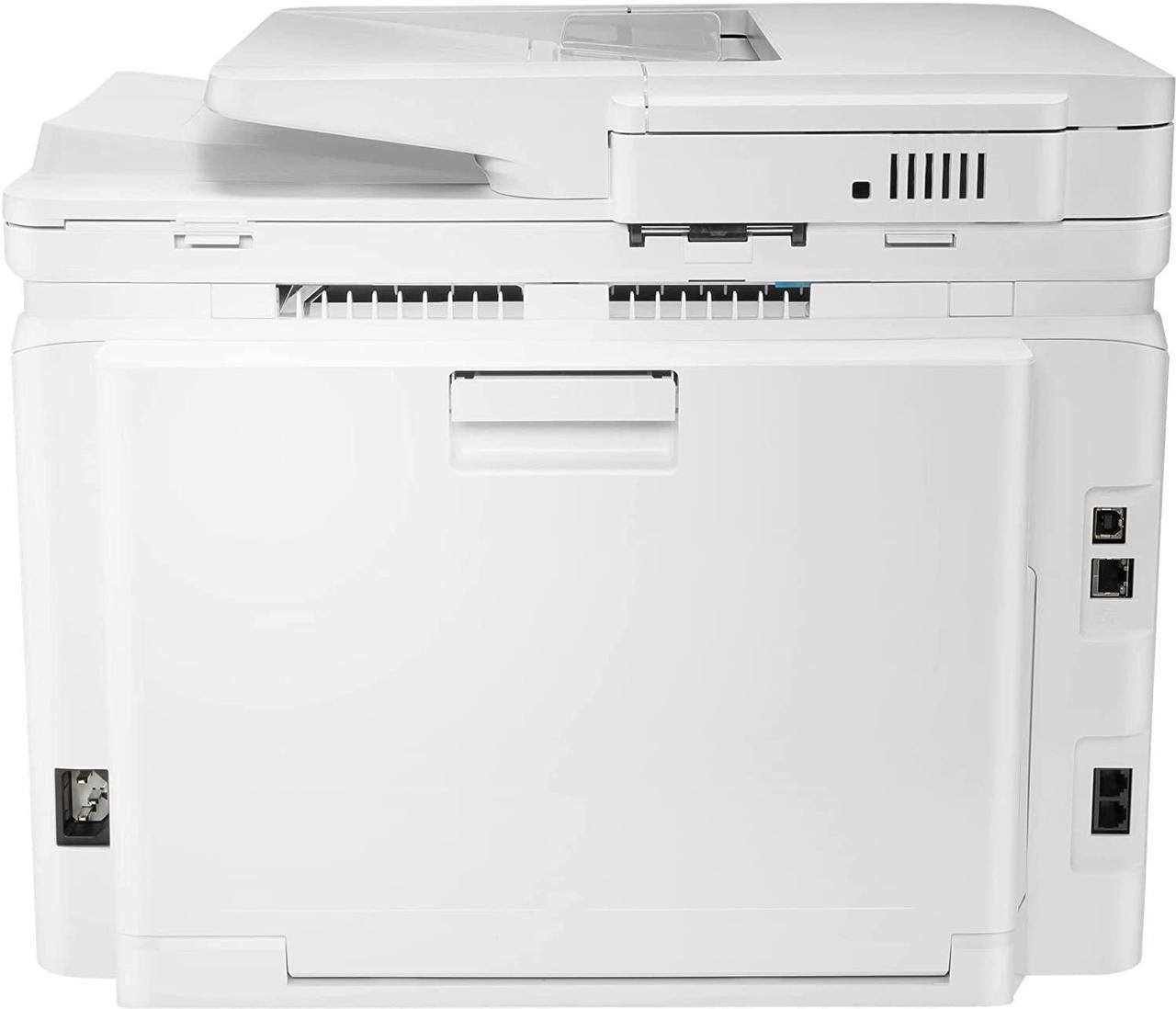 Alt view image 6 of 9 - HP Color Laserjet Pro M283cdw Wireless All-in-One Laser Printer, Print Scan Copy Fax, Auto 2-Sided Printing, Remote Mobile Print, 22ppm, 260-Sheet, 256MB,  JAWFOAL Printer Cable