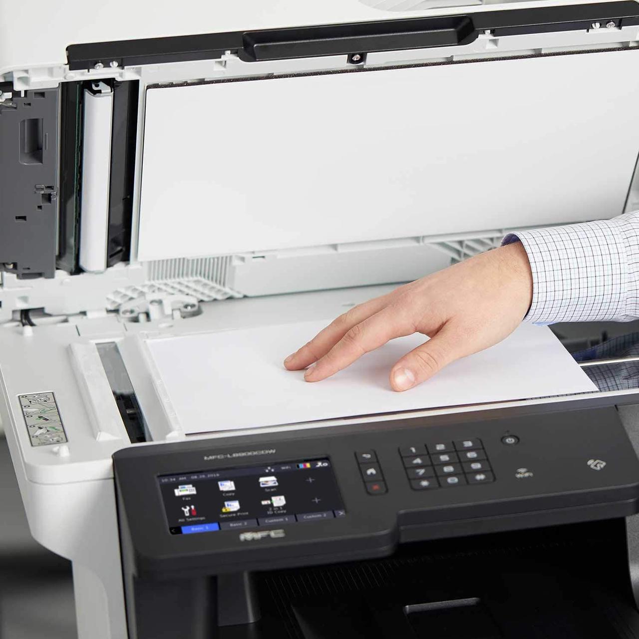 Alt view image 4 of 7 - Brother MFC-L8900CDW Business Color Laser All-in-One Printer, Advanced Duplex & Wireless Networking, High-Quality Business Printing, Mobile Device Printing & Scanning, Cefesfy Printer Cable