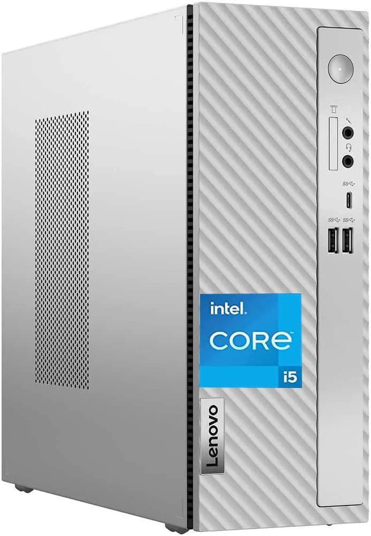 Main image of Lenovo IdeaCentre 3 Desktop PC, 12th Gen Intel Core i5-12400 Processor, 16GB RAM, 1TB SSD, Wi-Fi 6, Wired Keyboard & Wired Mouse, Windows 11 Home, Cefesfy