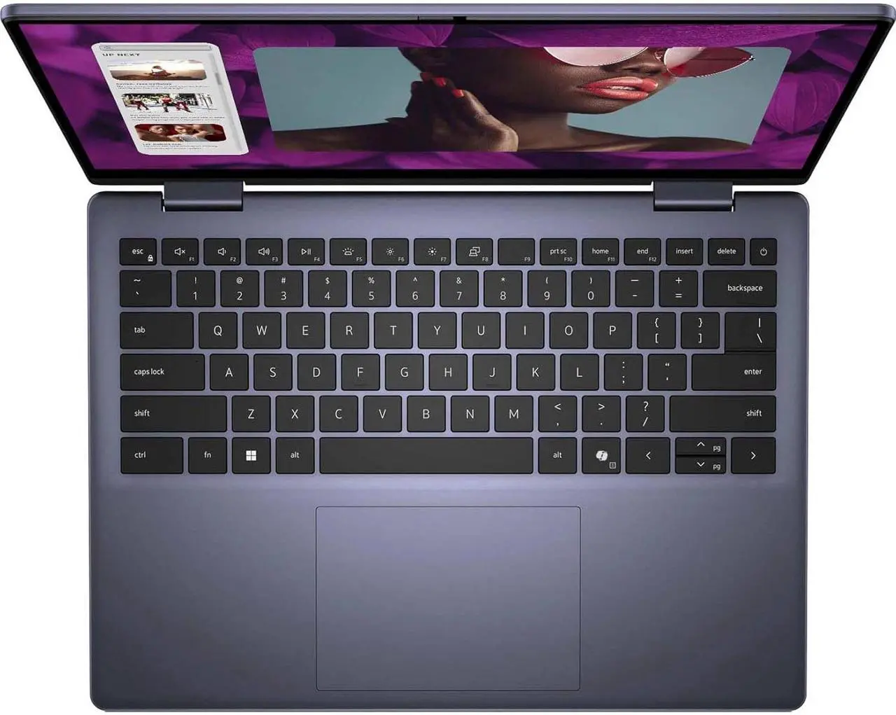 Alt view image 2 of 7 - Dell Inspiron 7445 2-in-1 Business Laptop, 14" Full HD+ Touch Screen, AMD R5 8640HS, Radeon Graphics, 64 GB DDR5, 1 TB SSD, Fingerprint, Windows 11 Pro