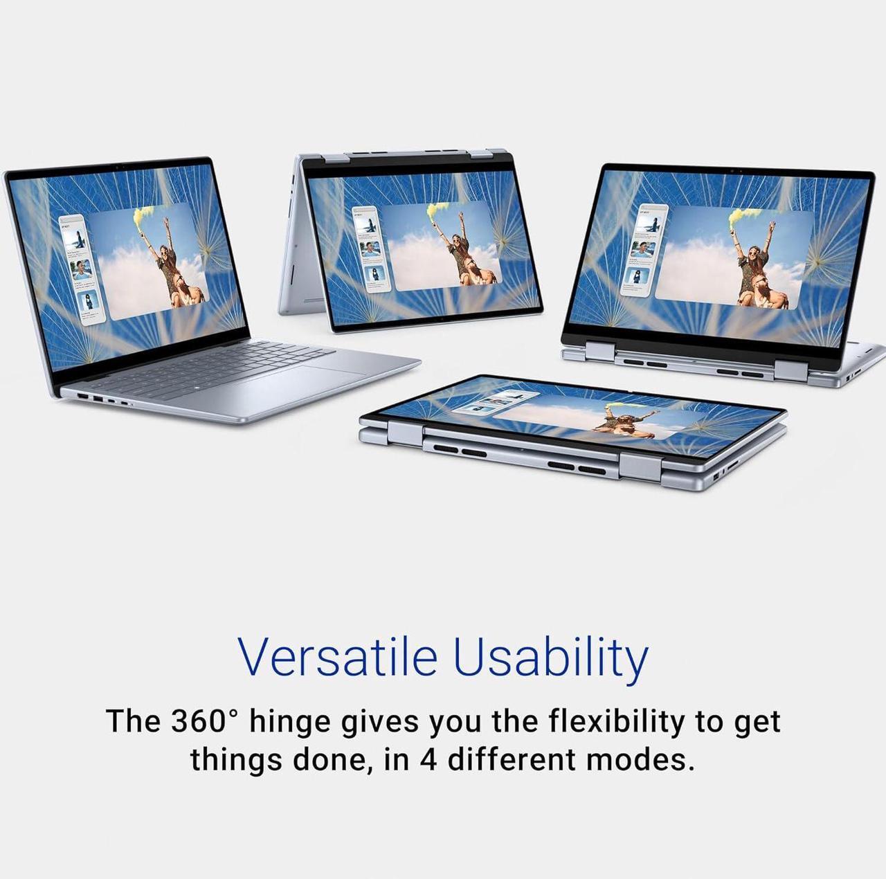 Alt view image 7 of 7 - Dell Inspiron 7440 2-in-1 Laptop, 14" FHD+ Touch Screen, Intel Core 7 150U Processor, 64 GB DDR5, 2 TB SSD, Intel Graphics, Windows 11 Pro