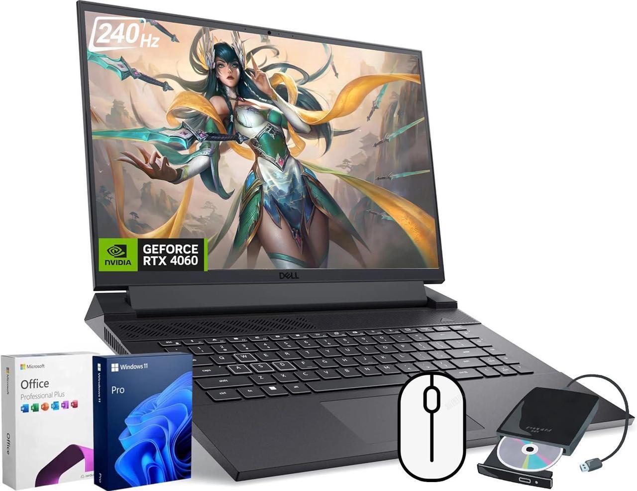 Main image of Dell G16 7630 Gaming Laptop - 16" QHD+ 240Hz 3ms Display, Intel Core I7-13650HX, NVIDIA GeForce RTX 4060(8 GB GDDR6), RGB Backlit Keyboard, Windows 11 Pro & Microsoft Office Pro, 64GB DDR5 + 2TB SSD