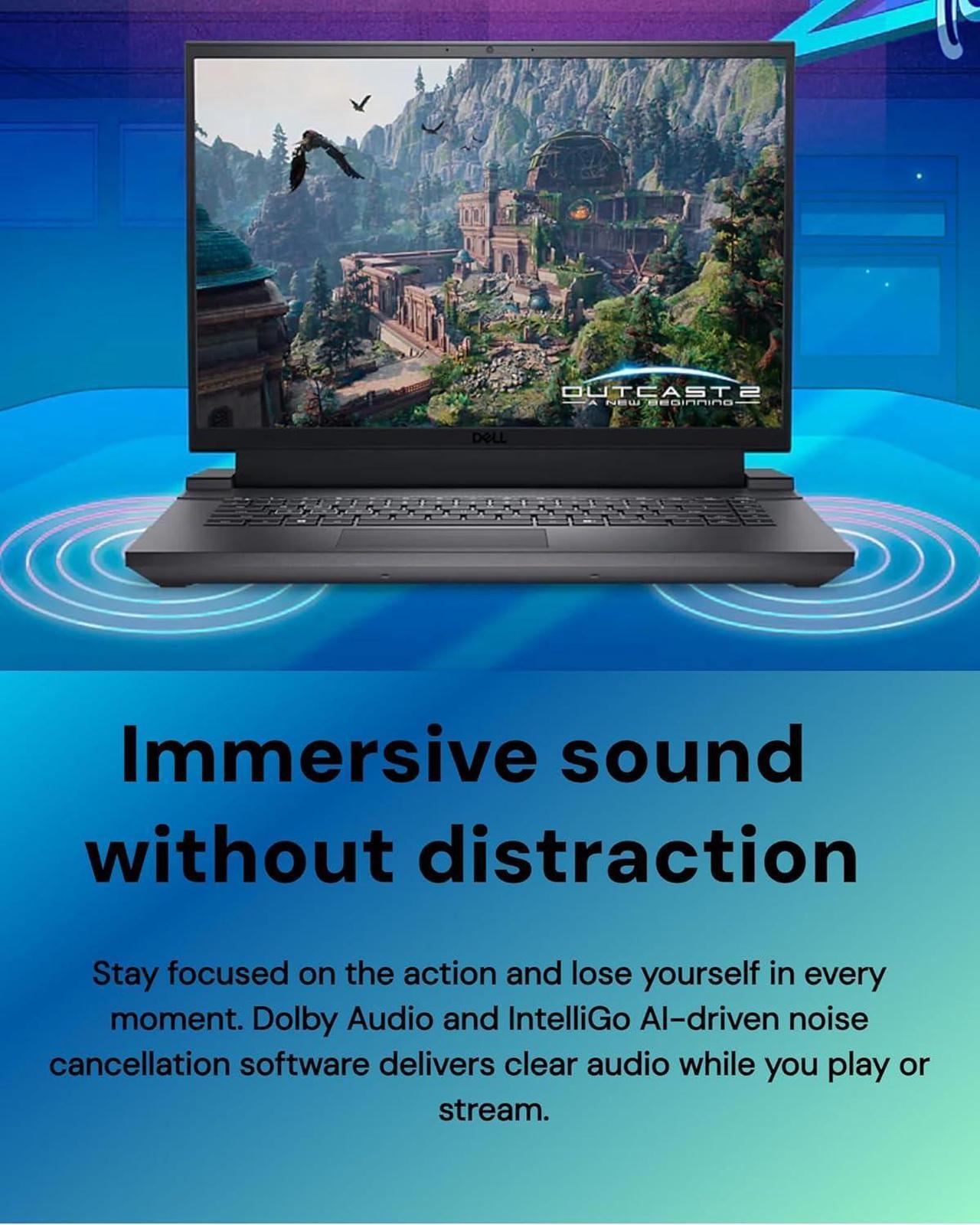 Alt view image 6 of 7 - Dell G16 7630 Gaming Laptop - 16" QHD+ 240Hz 3ms Display, Intel Core I7-13650HX, NVIDIA GeForce RTX 4060(8 GB GDDR6), RGB Backlit Keyboard, Windows 11 Pro & Microsoft Office Pro, 64GB DDR5 + 2TB SSD
