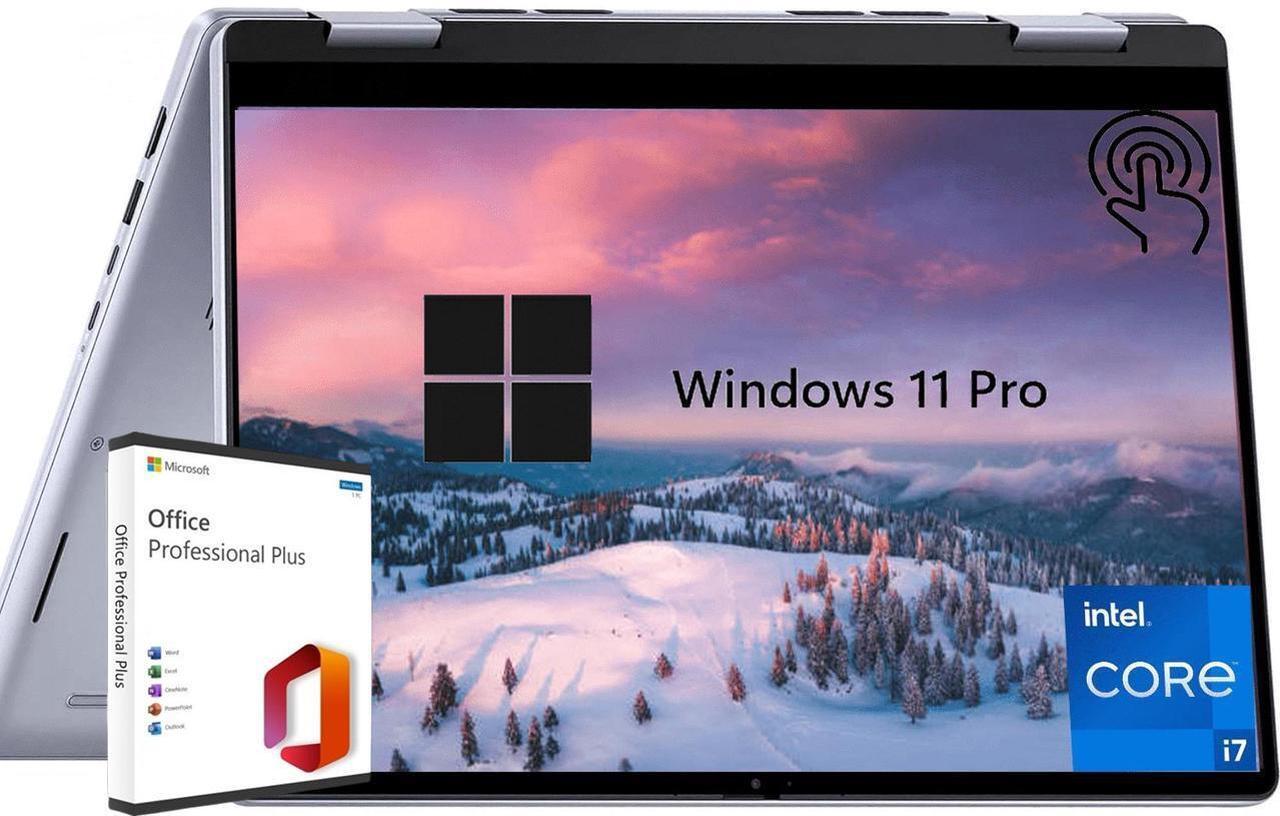 Main image of Dell Inspiron 7440 2-in-1 Laptop, 14" FHD+ Touch Screen, Intel Core 7 150U Processor, 64 GB DDR5, 2 TB SSD, Intel Graphics, Windows 11 Pro