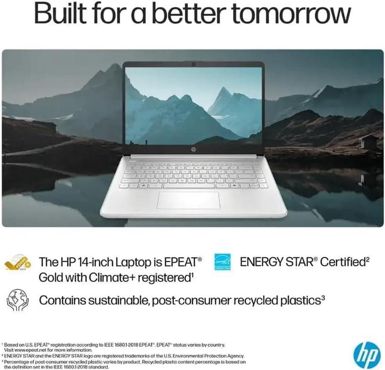 Alt view image 5 of 7 - HP Student Business Laptop, Intel N150 Processor, 14 Inch LED, 8GB RAM, 128GB, Wi-Fi 6,  Office Pro Lifetime, Windows 11 Pro