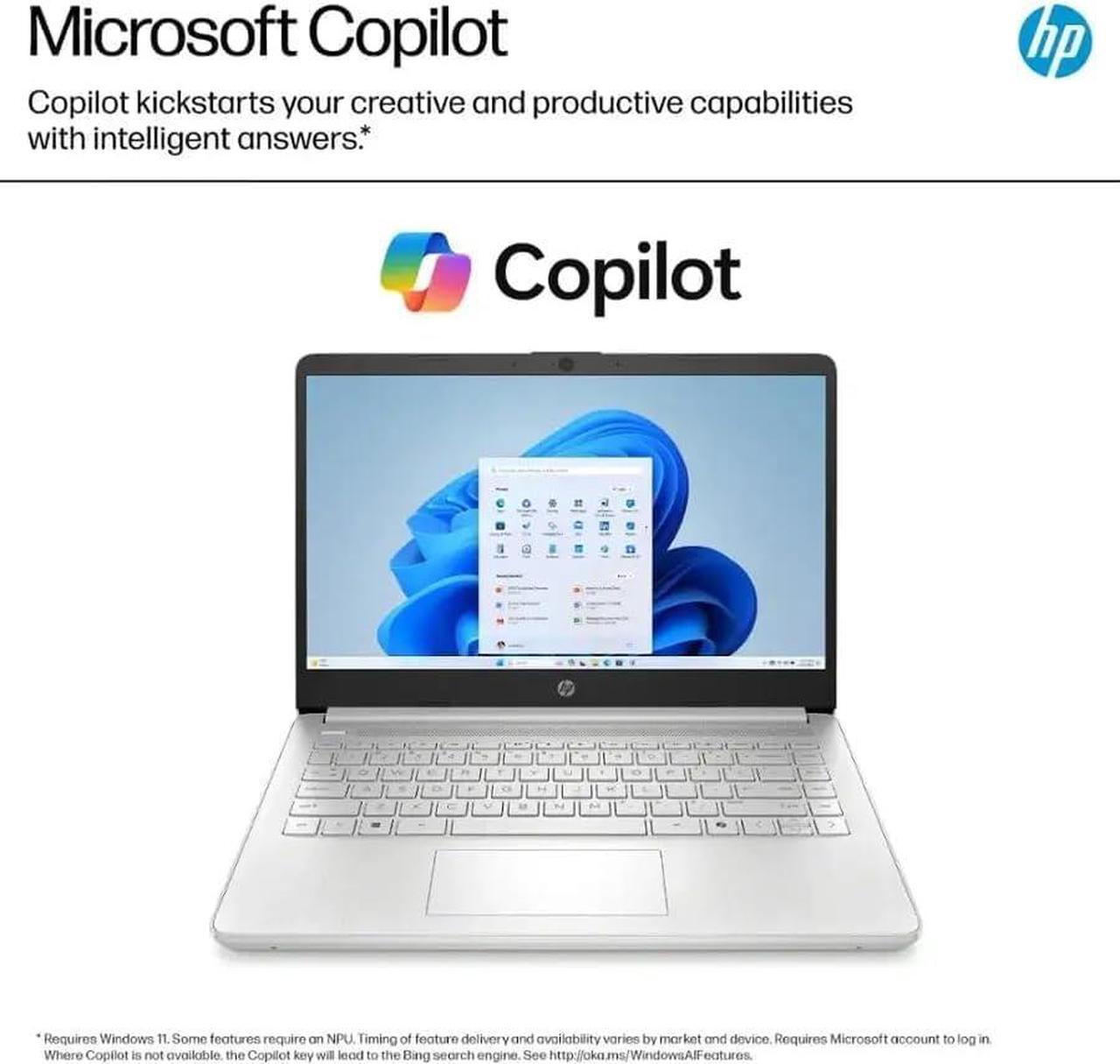 Alt view image 6 of 7 - HP Student Business Laptop, Intel N150 Processor, 14 Inch LED, 8GB RAM, 128GB, Wi-Fi 6,  Office Pro Lifetime, Windows 11 Pro