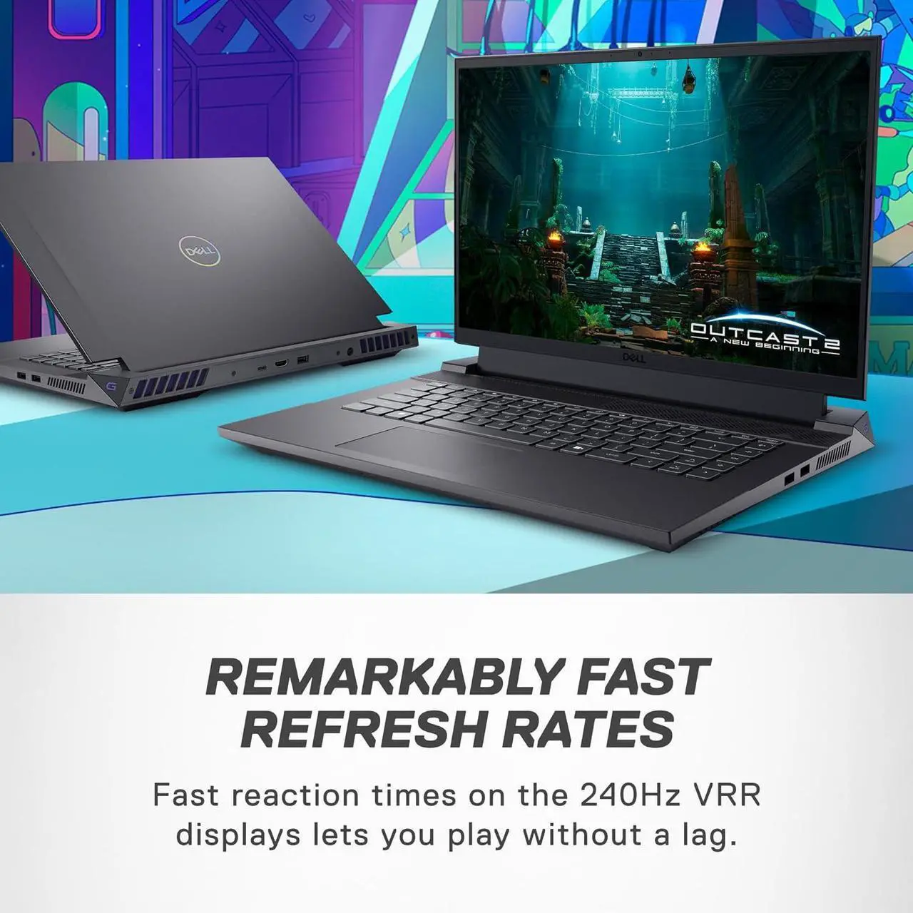 Alt view image 3 of 7 - Dell G16 7630 Gaming Laptop - 16" QHD+ 240Hz 3ms Display, Intel 24-Core i9-13900HX, NVIDIA GeForce RTX 4070 8GB GDDR6, 32GB DDR5, 2TB SSD, Backlit KB, Windows 11 Pro, MS Office Lifetime