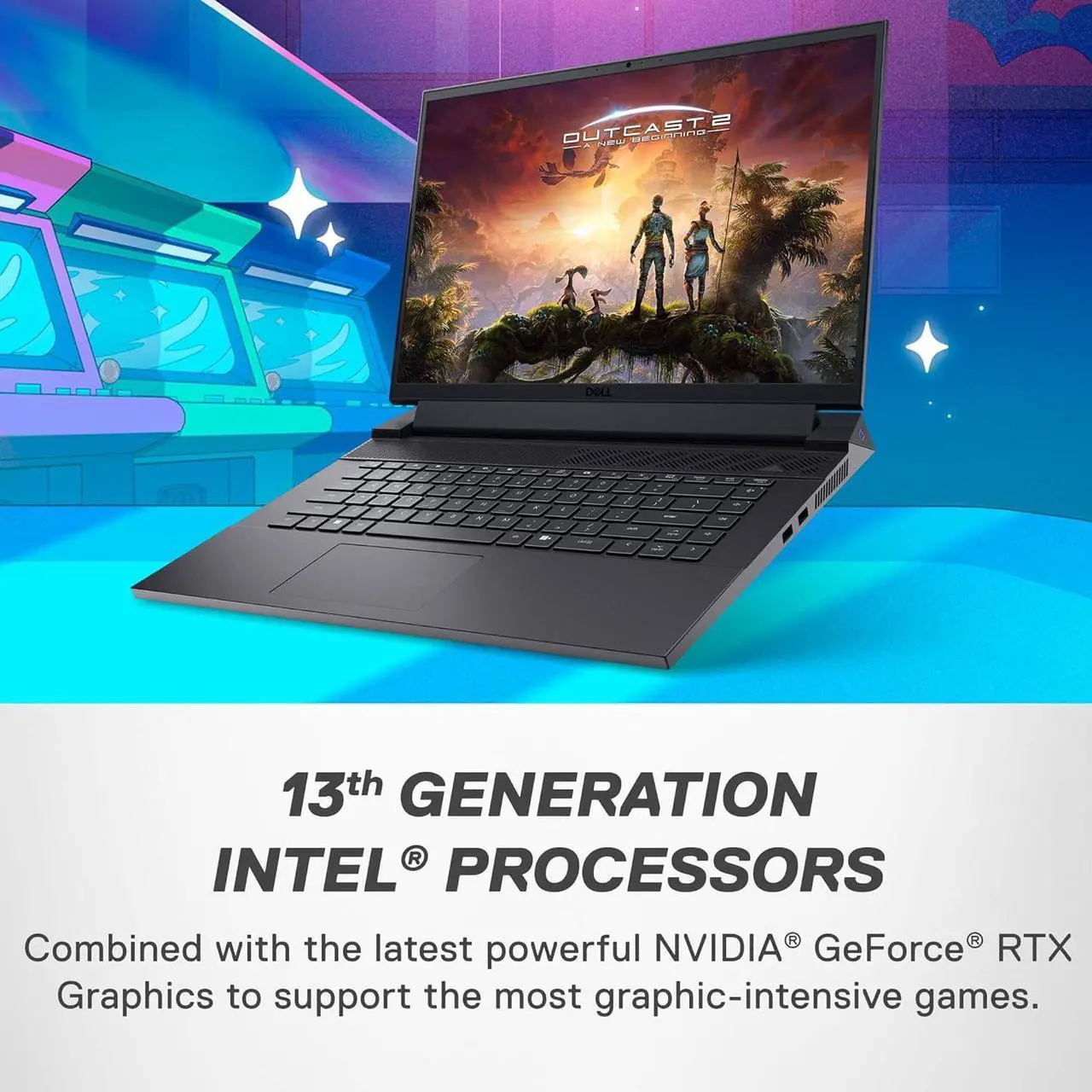 Alt view image 5 of 7 - Dell G16 7630 Gaming Laptop - 16" QHD+ 240Hz 3ms Display, Intel 24-Core i9-13900HX, NVIDIA GeForce RTX 4070 8GB GDDR6, 32GB DDR5, 2TB SSD, Backlit KB, Windows 11 Pro, MS Office Lifetime