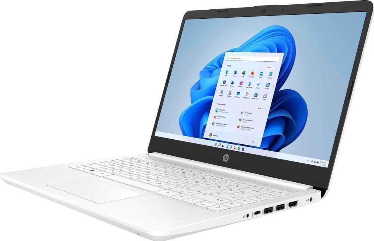 Alt view image 7 of 7 - HP Ultra-Light Laptop for Students and Business, 14" HD Display, Intel Quad-Core Processor, 4GB RAM, 64GB eMMC, Wi-Fi, Bluetooth, Windows 11 Home