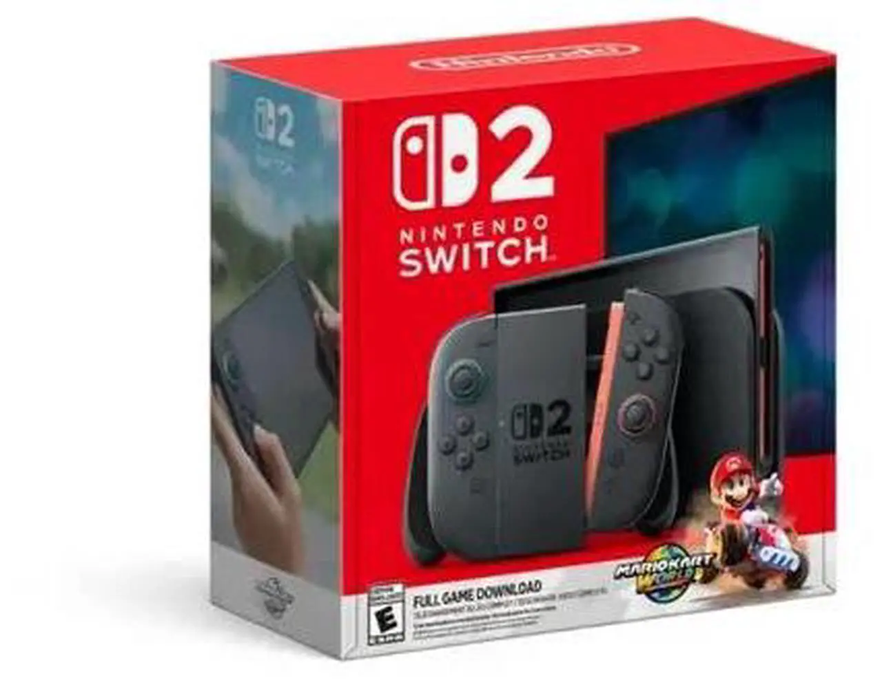 Main image of Nintendo Switch 2 + Mario Kart World Bundle + Travel Adapter Plug Universal - International Version (Hong Kong)