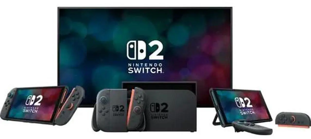 Alt view image 5 of 7 - Nintendo Switch 2 + Mario Kart World Bundle + Travel Adapter Plug Universal - International Version (Hong Kong)