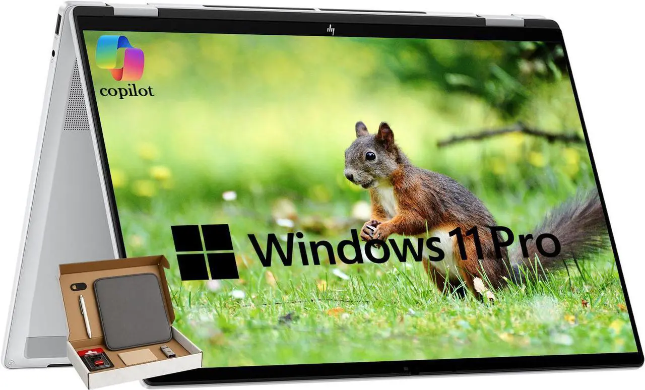 Main image of HP OmniBook 7 Flip 2-in-1 Laptop - Intel Core Ultra 7 258V - 16" 3K OLED Touchscreen - AI Copilot+ PC - 32GB DDR5 RAM, 1TB SSD, Wi-Fi 7, 5MP IR Camera, Backlit KB - Windows 11 Pro