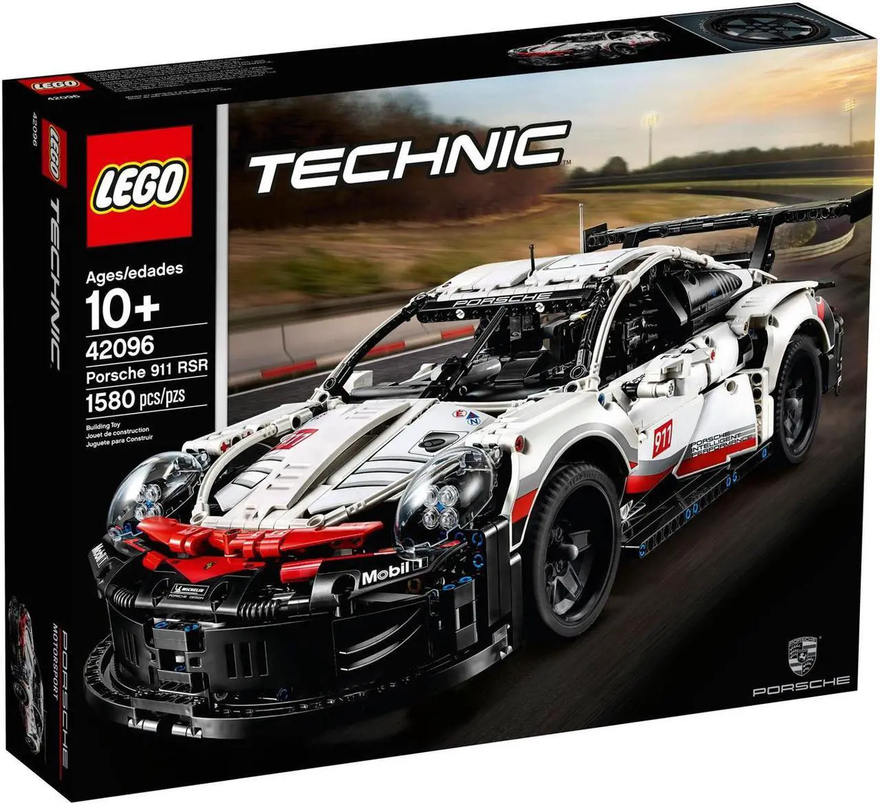 Alt view image 8 of 15 - LEGO Technic Porsche 911 RSR 42096 Building Kit , New 2019 (1580 Piece)